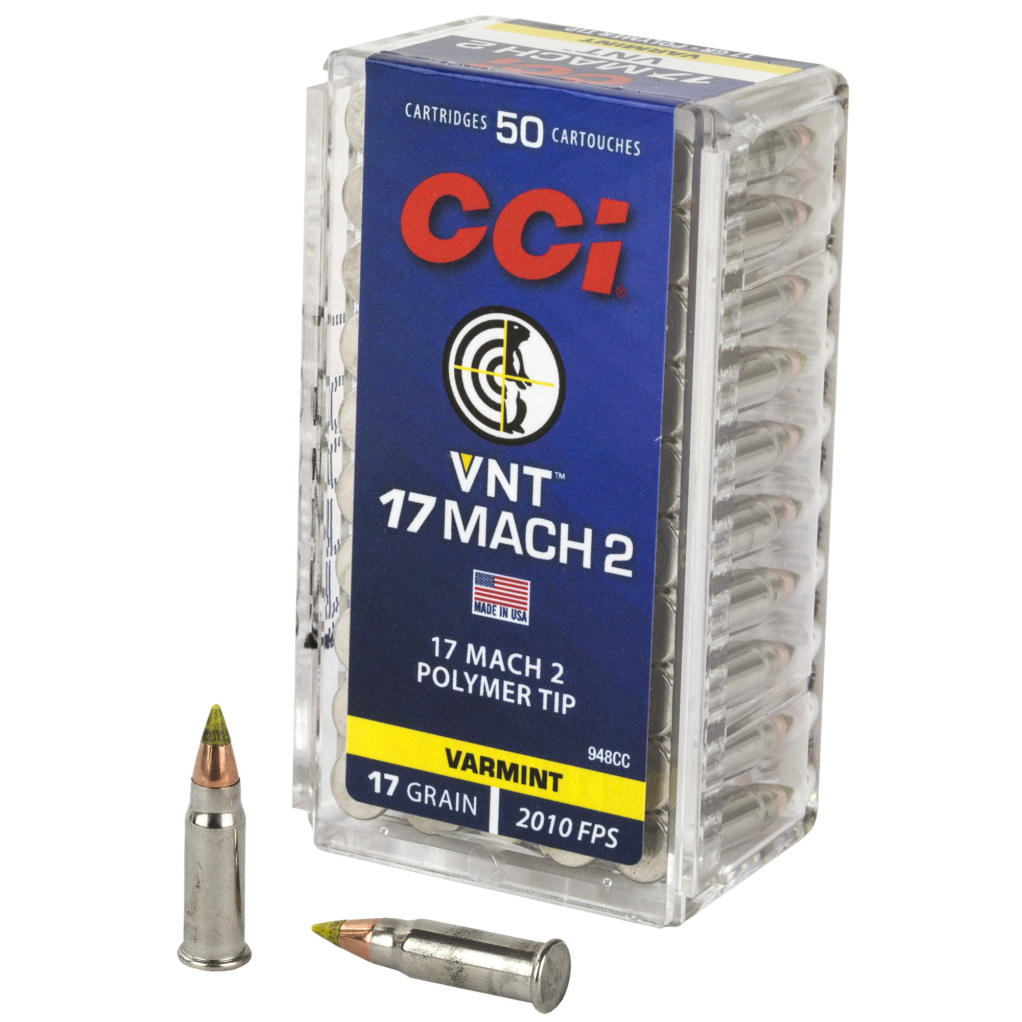 CCI Ammunition Mach 2 17 Hornady Mach 2 17gr Ballistic Tip – 50rd