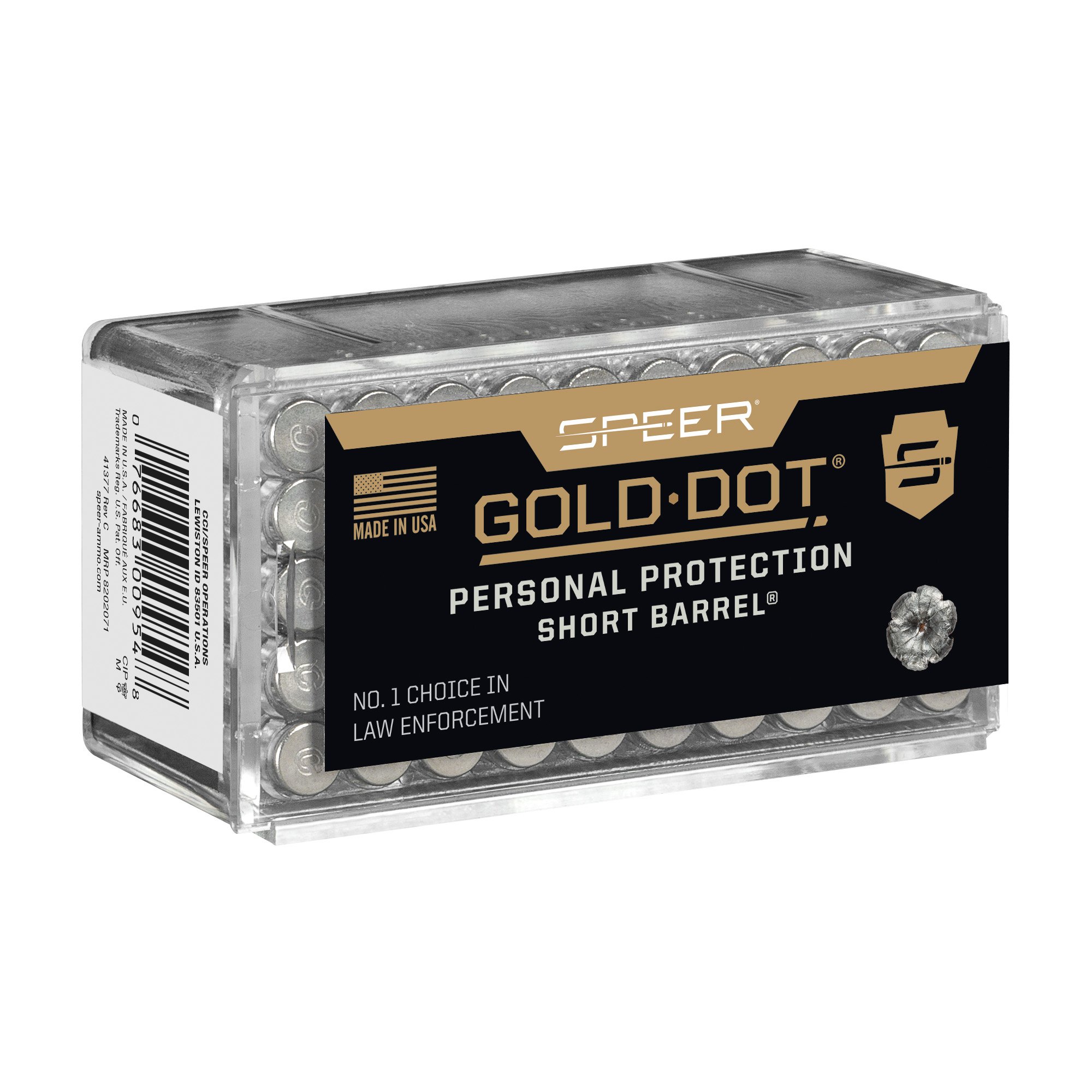 Speer Gold Dot Short Barrel 22 WMR 40gr Hollow Point – 50rd