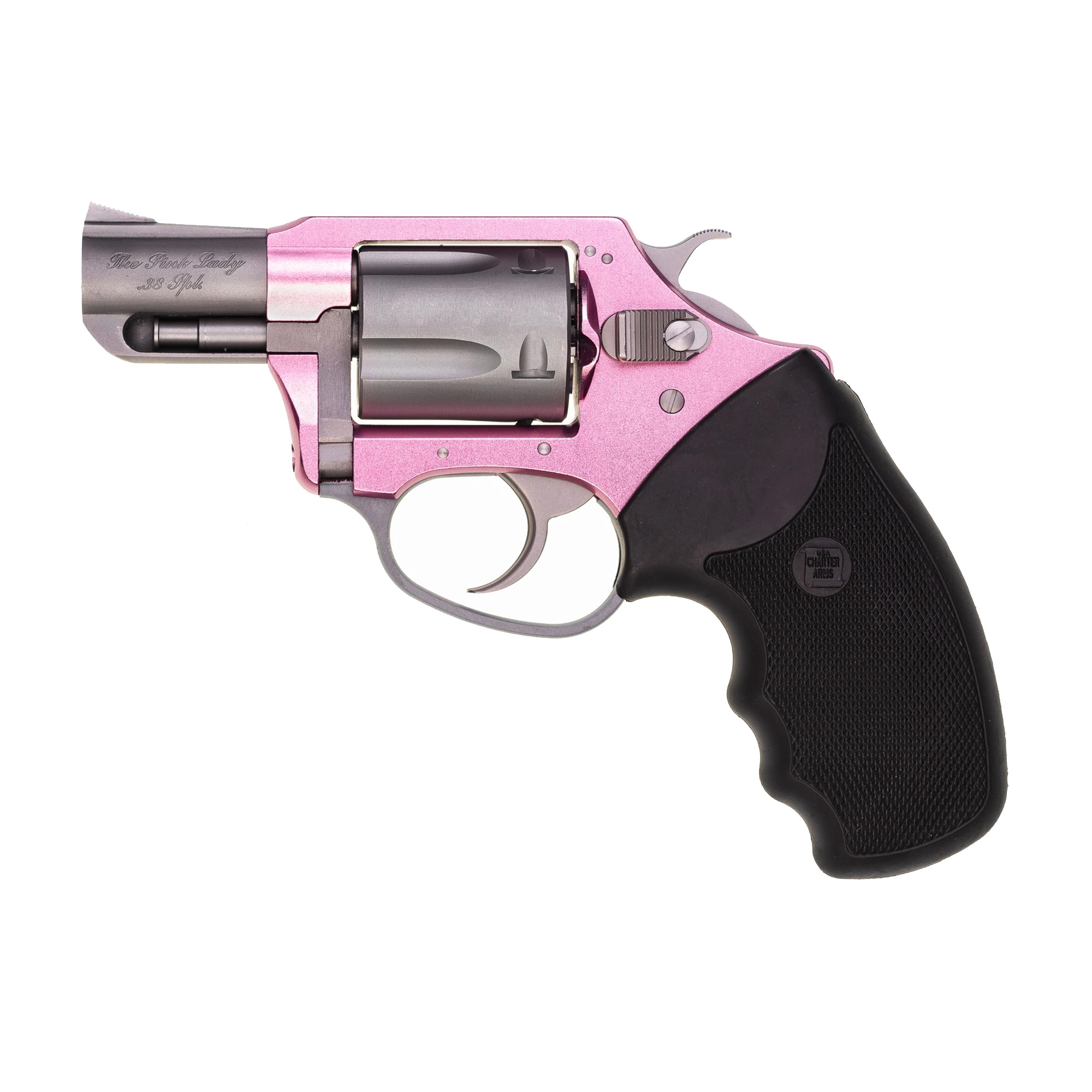 Charter Arms Pink Lady 2″ 38 Special 5rd – Pink, Silver