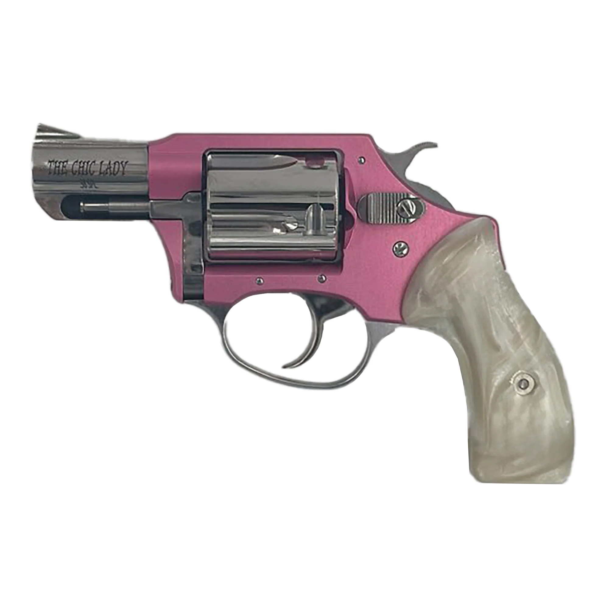 Charter Arms Chic Lady 2″ 38 Special 5rd Fixed Sights – Pink, Silver