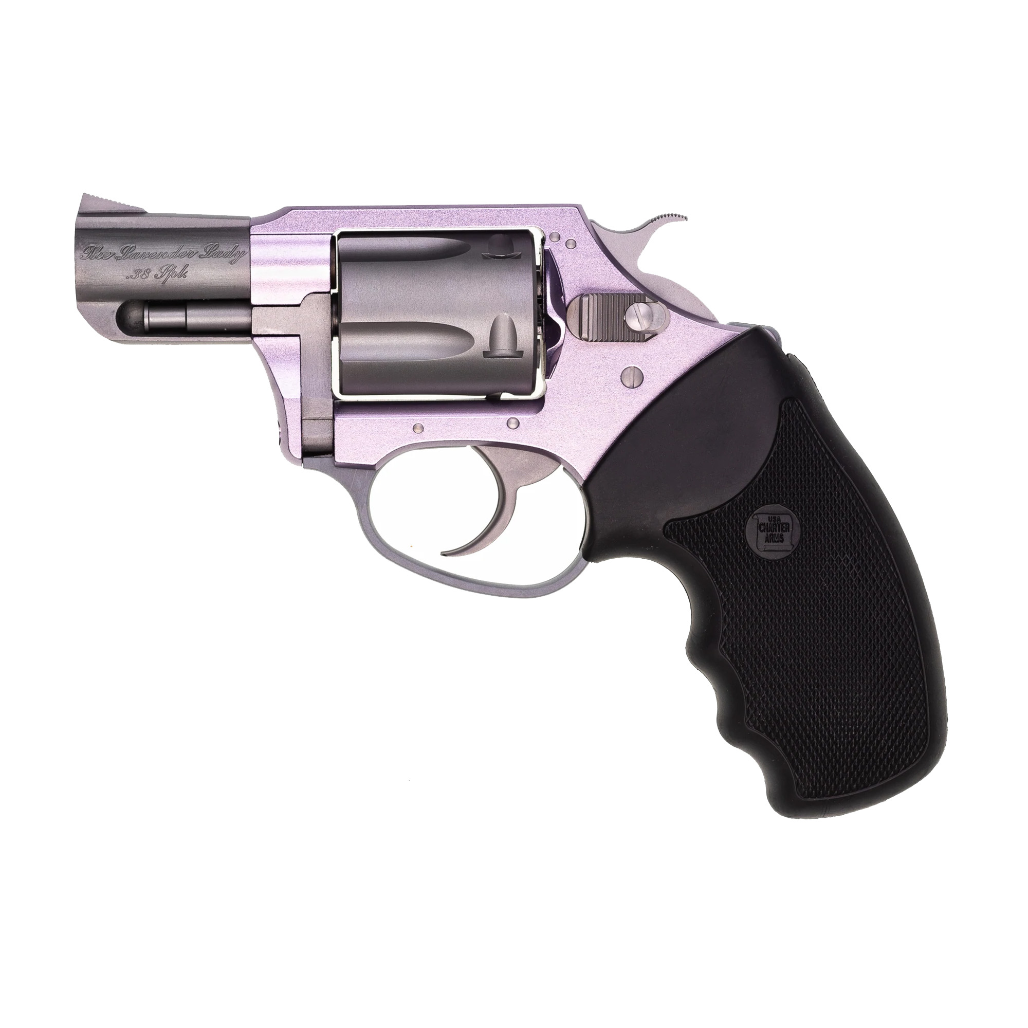 Charter Arms Lavender Lady 2″ 38 Special 5rd – Lavender, Silver