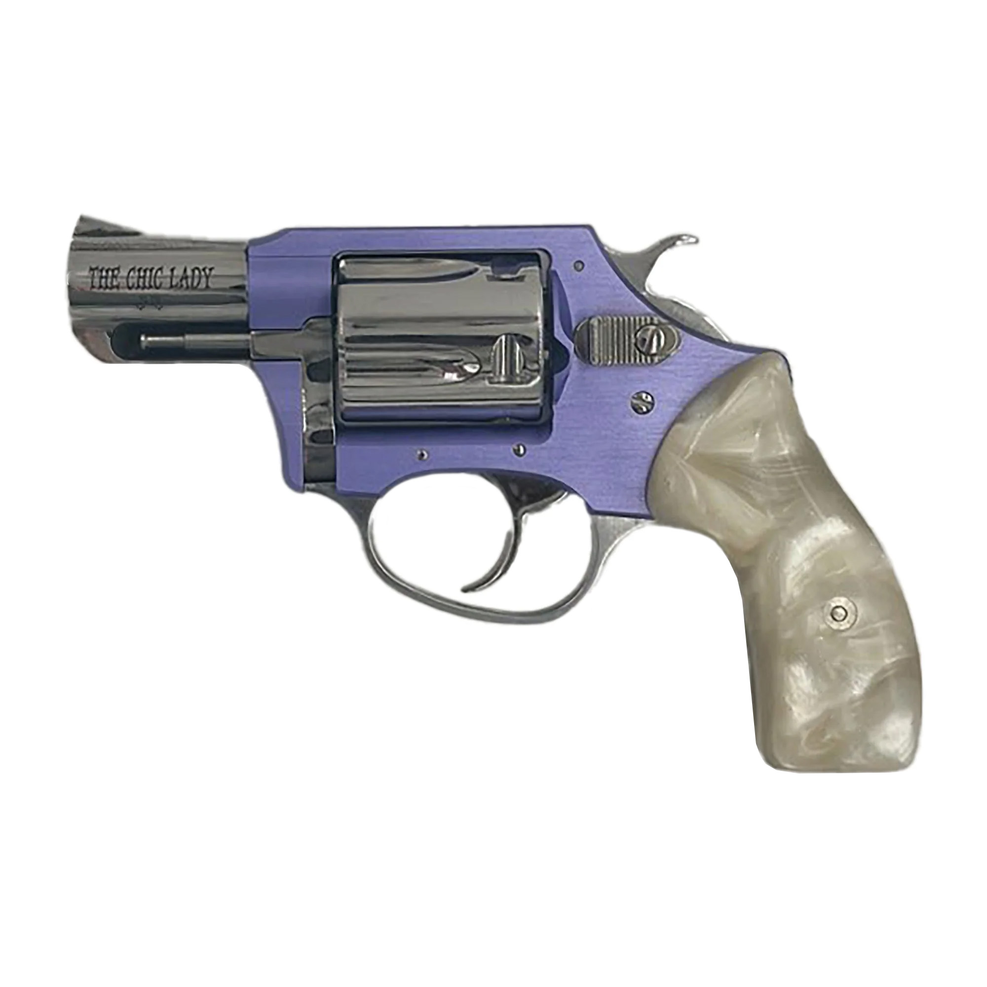 Charter Arms Chic Lady Double Action 2″ 38 Special 5rd Fixed Sights – Lavender, Silver