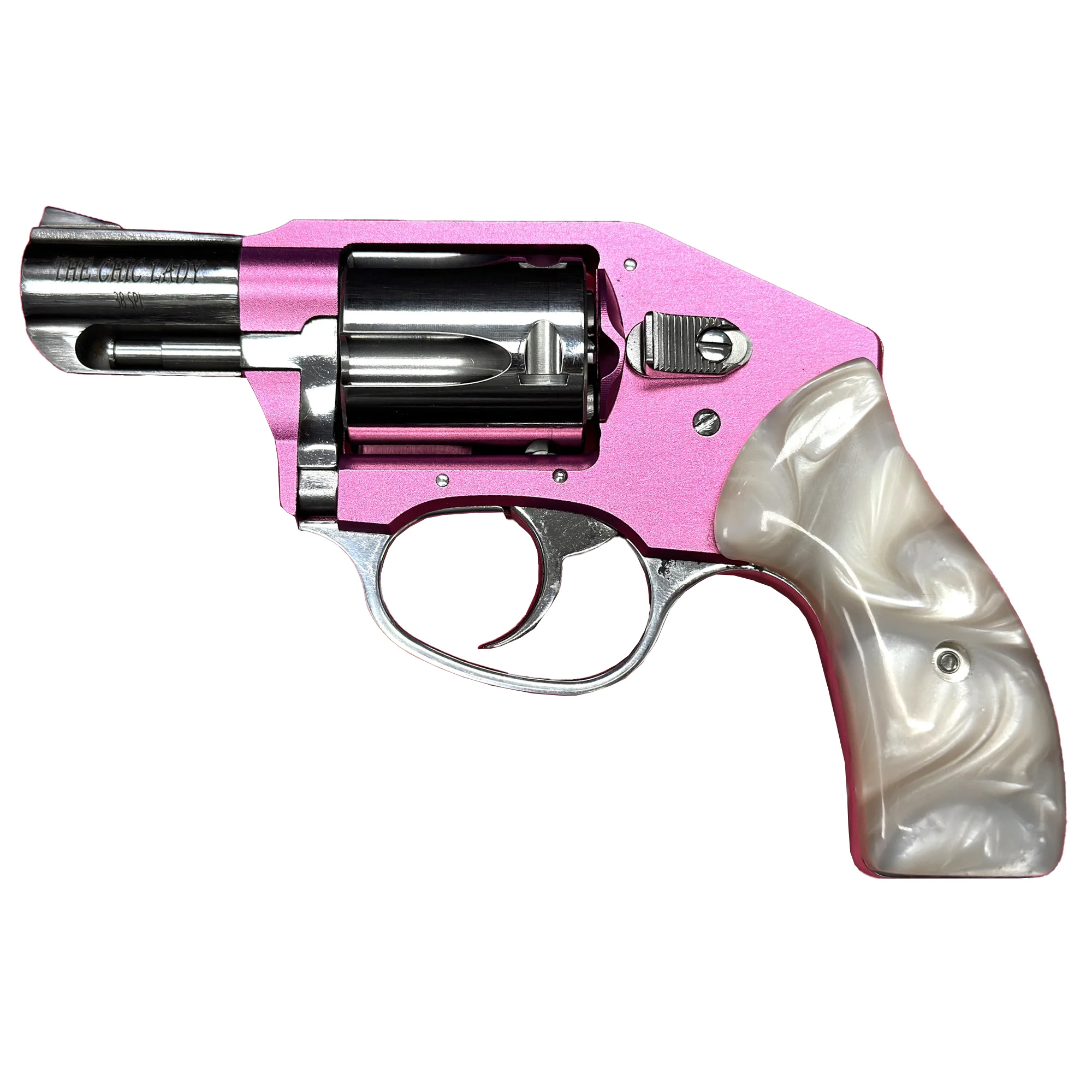 Charter Arms Chic Lady 2″ 38 Special 5rd Fixed Sights – Pink, Silver