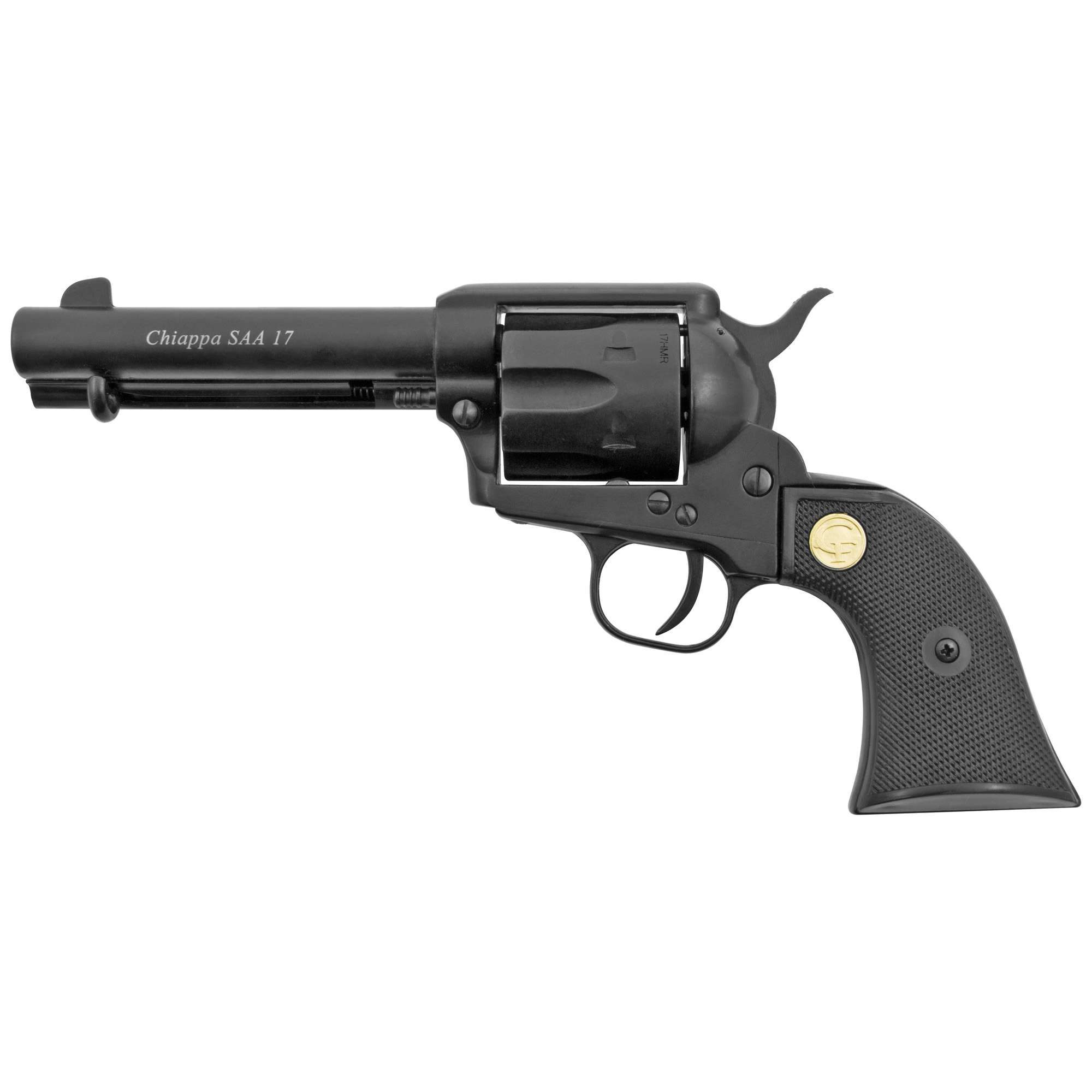 Chiappa 1873 SAA Regulator Single Action 4.75″ 17 HMR 6rd – Black