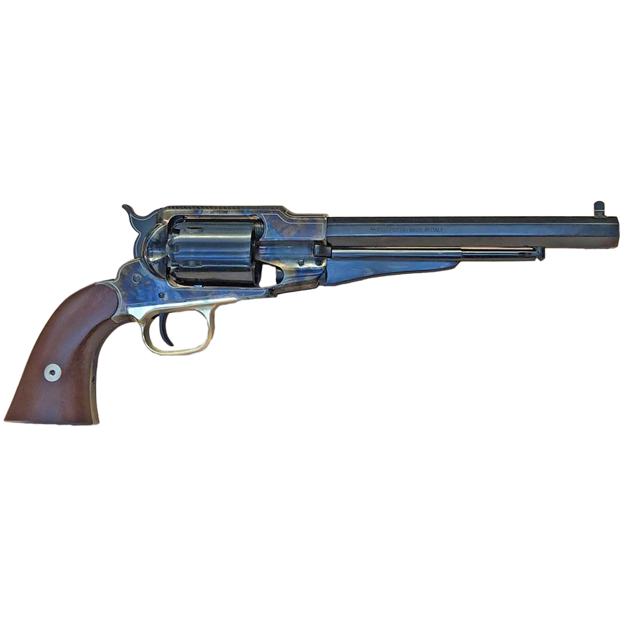 Cimarron Angel Eyes Single Action 8″ 45 Long Colt 6rd Fixed Sights – Blue