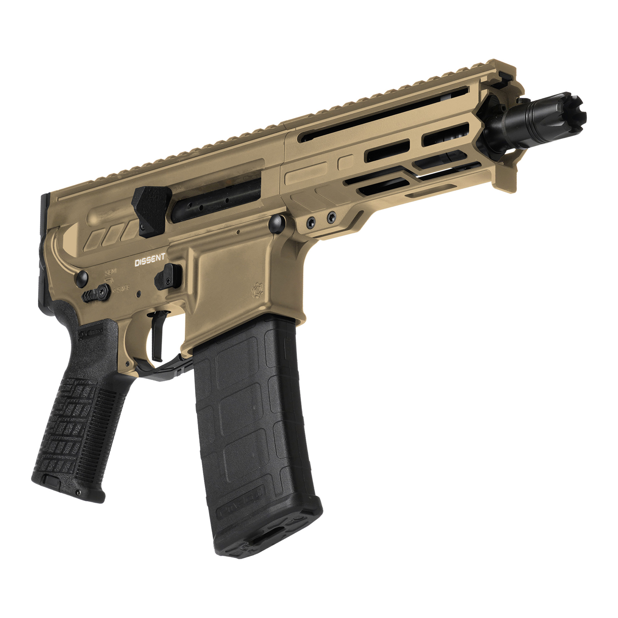 CMMG Dissent MK4 6.5″ 300 Blackout 30rd – Coyote Tan