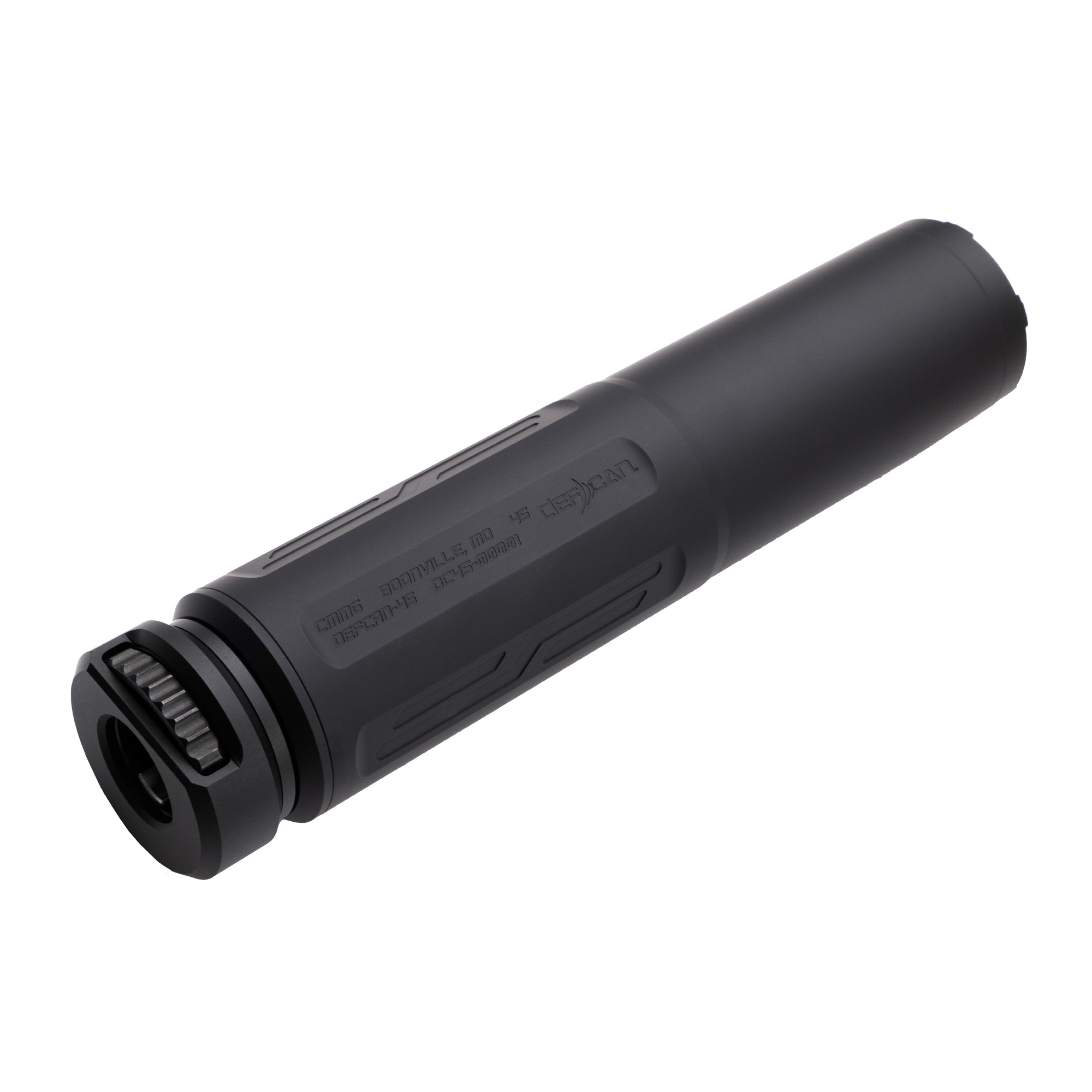 CMMG DEFCAN 45 Gen 2 Suppressor 45 ACP Aluminum – Black