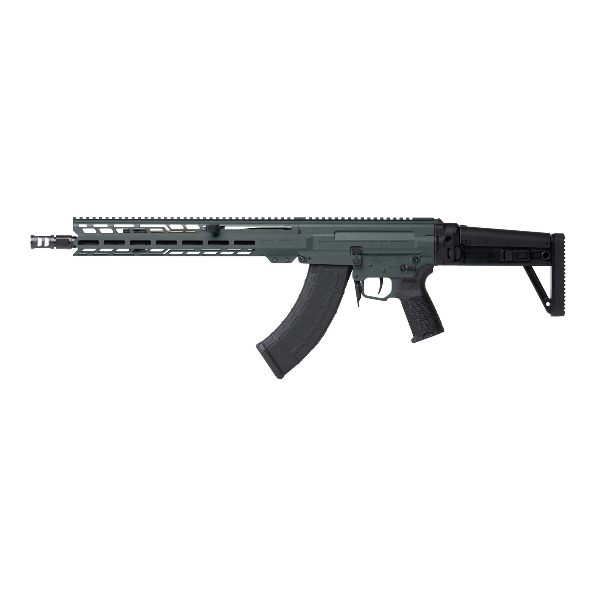 CMMG DISSENT MK47 14.3″ Pinned (16″ OAL) 7.62×39 30rd – Charcoal Green