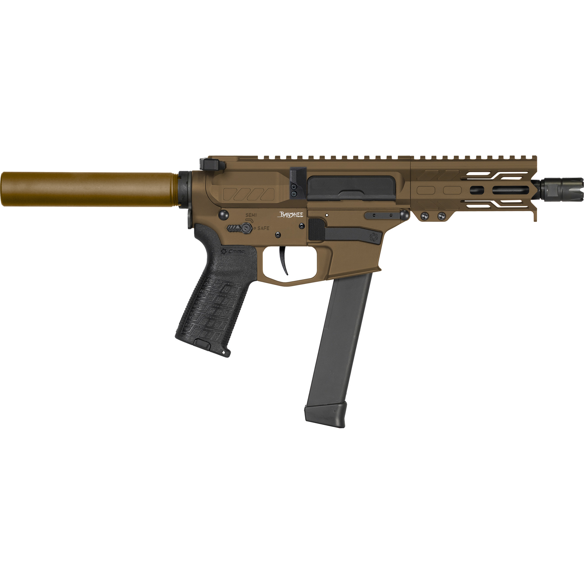 CMMG Banshee MKGs 5″ 9mm 33rd – Bronze