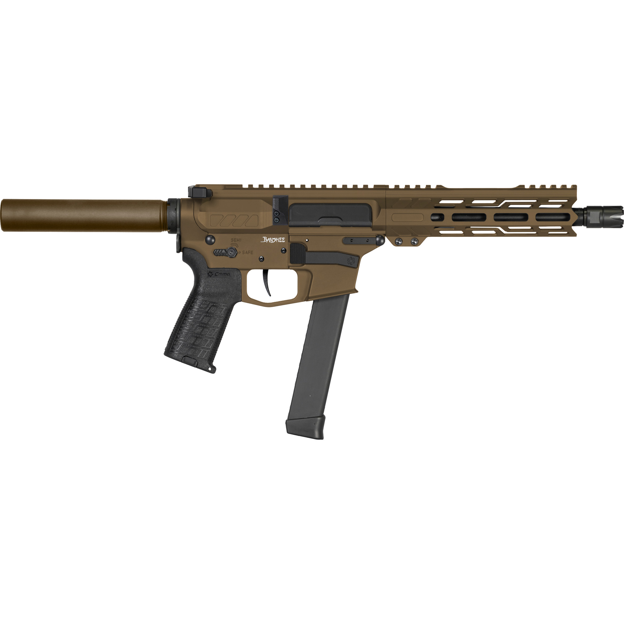 CMMG Banshee MKGs 8″ 9mm 33rd – Bronze