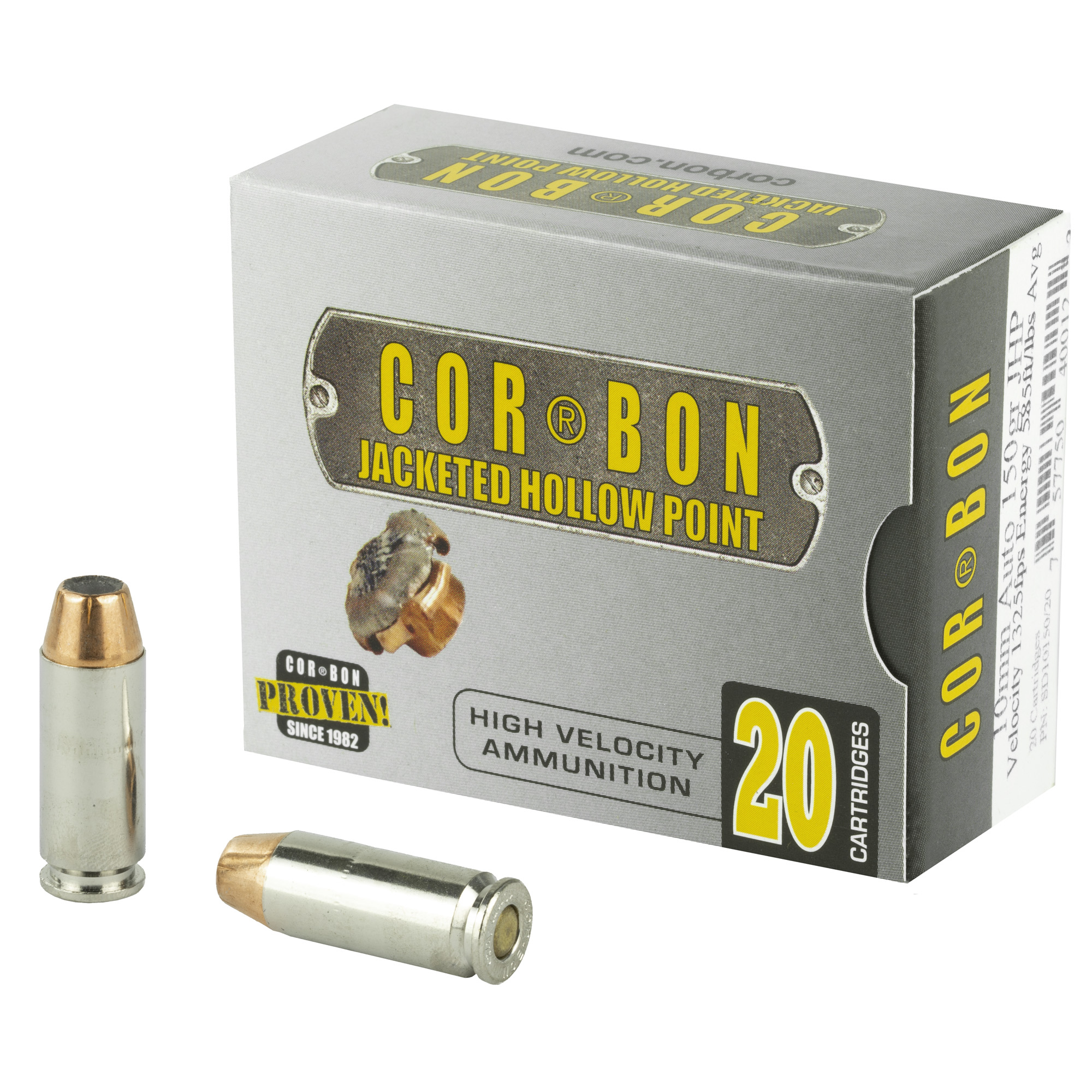 Corbon Self Defense 10mm 150gr Jacketed Hollow Point – 20rd