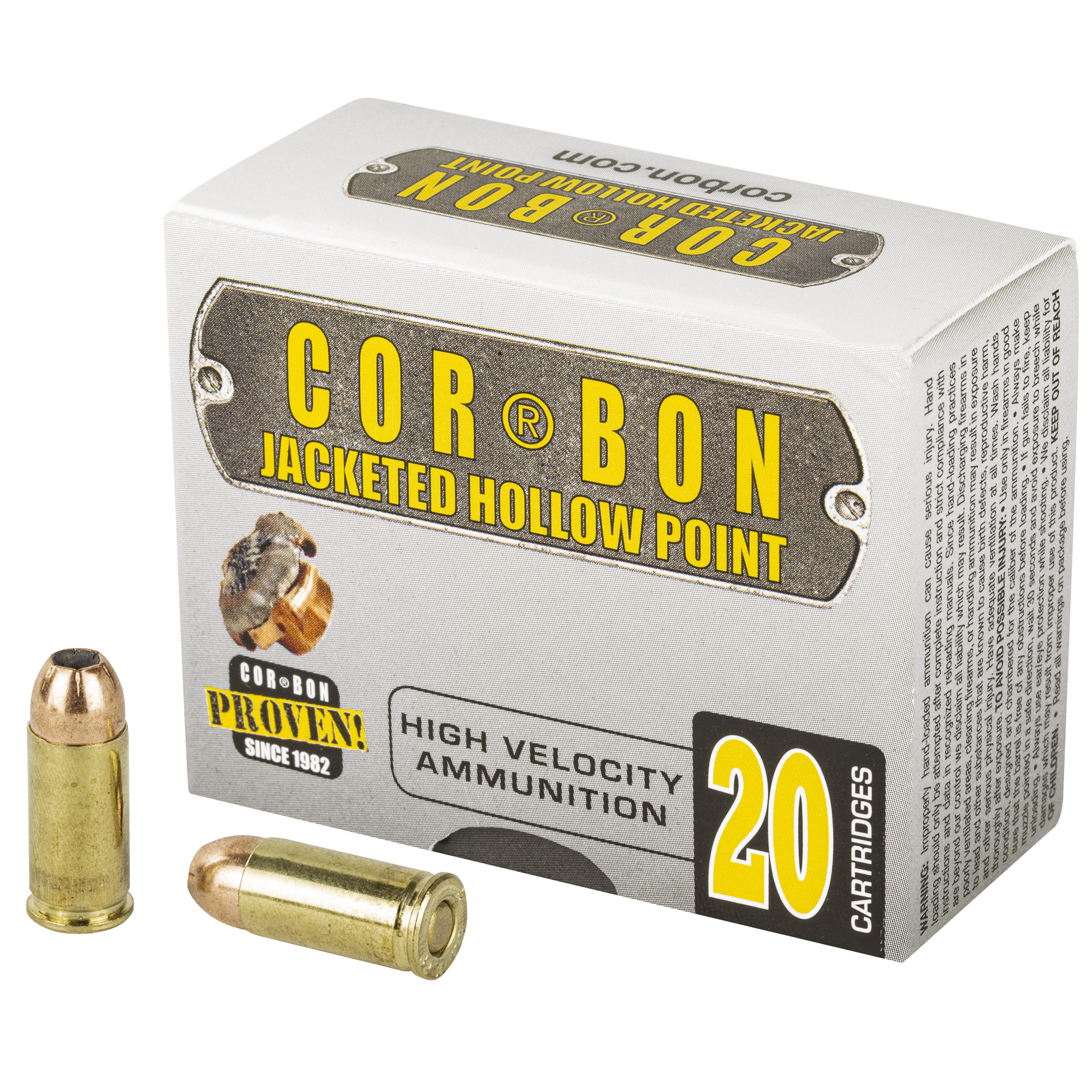 Corbon Self Defense 32 ACP 60gr Jacketed Hollow Point – 20rd