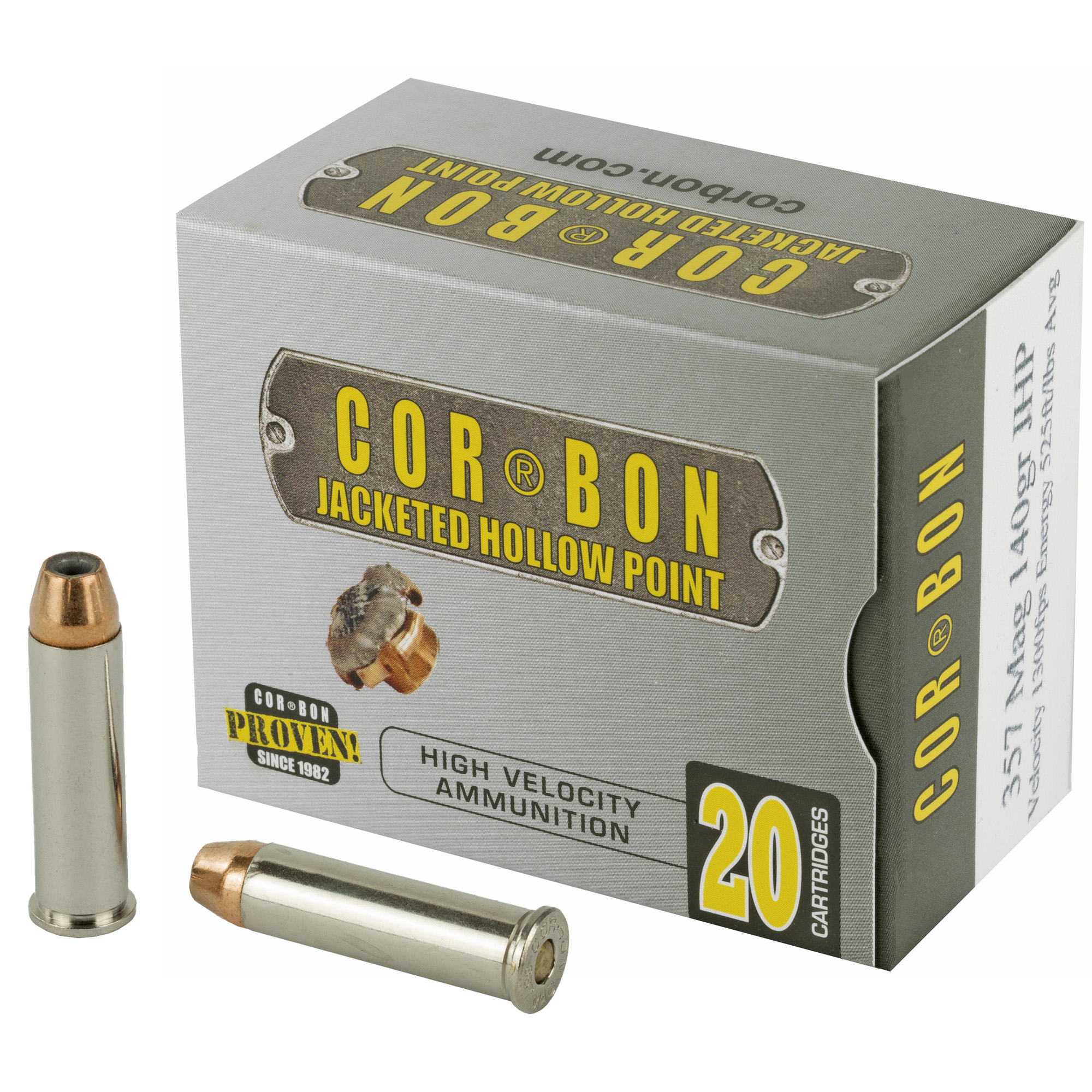 Corbon Self Defense 357 Magnum 140gr Jacketed Hollow Point – 20rd