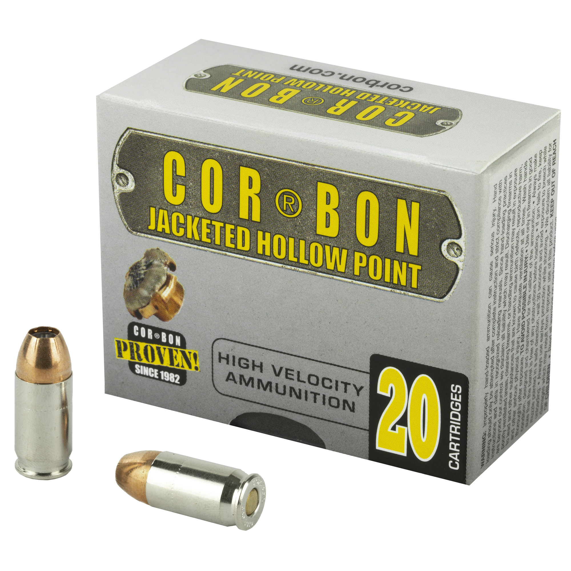 Corbon Self Defense 380 ACP 90gr Jacketed Hollow Point – 20rd