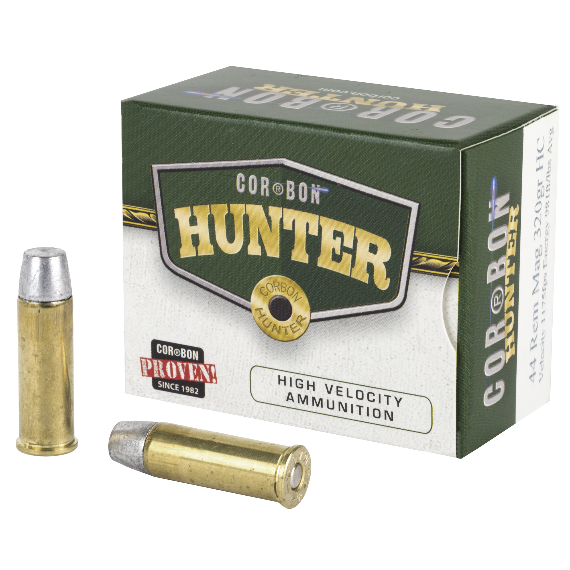 Corbon Hunting 44 Magnum 320gr Hard Cast – 20rd