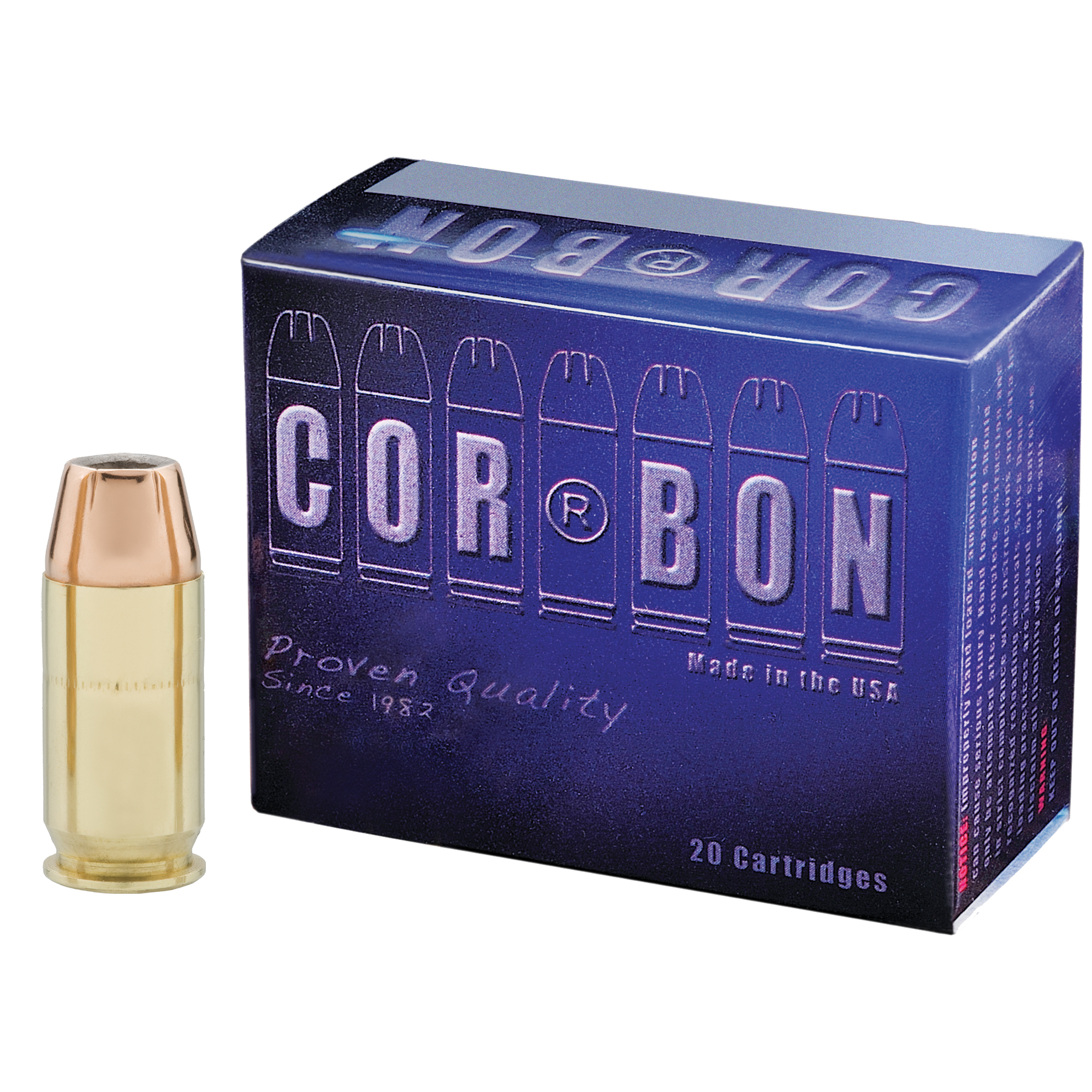 Corbon Self Defense 45 ACP +P 165gr Jacketed Hollow Point – 20rd