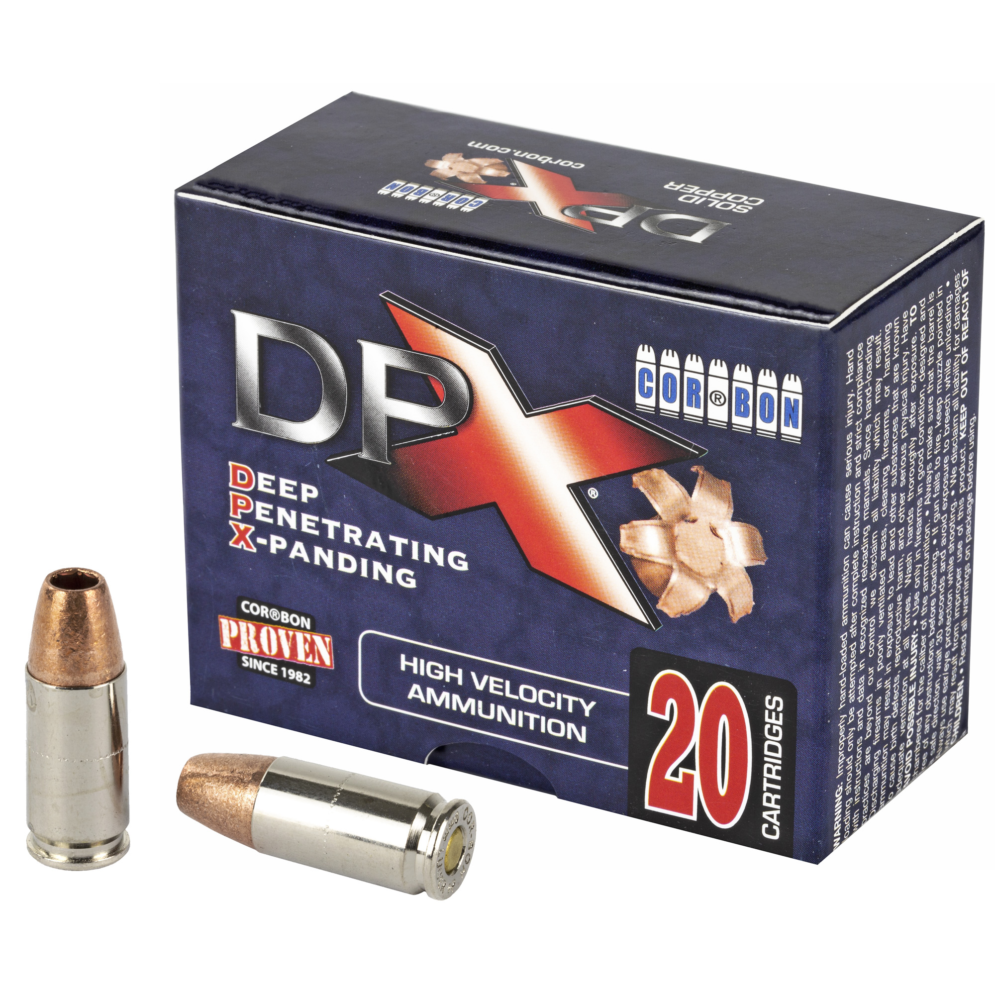 Corbon Deep Penetrating X bullet 9mm +P 115gr XPB – 20rd