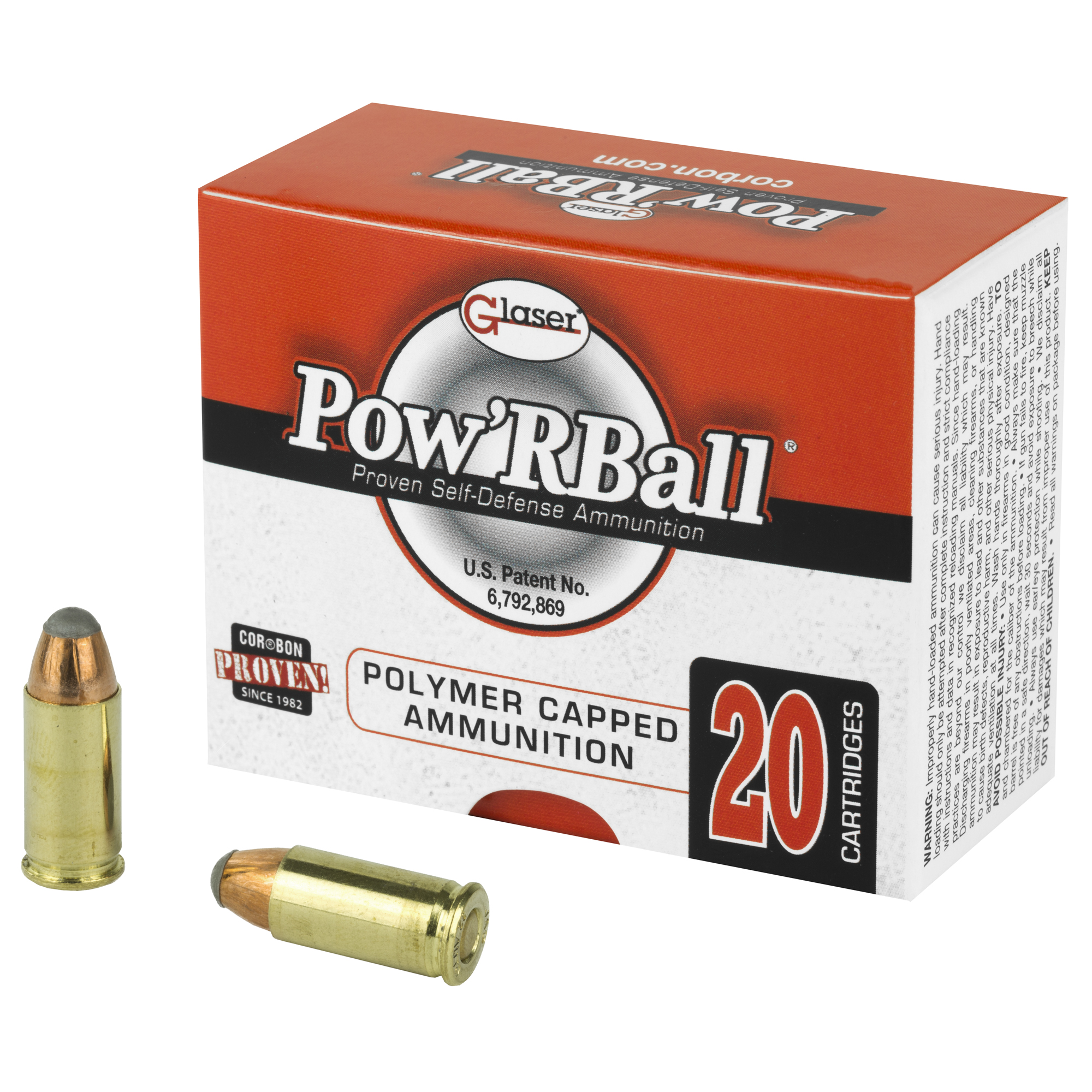 Corbon Pow’rBall 32 ACP 55gr – 20rd