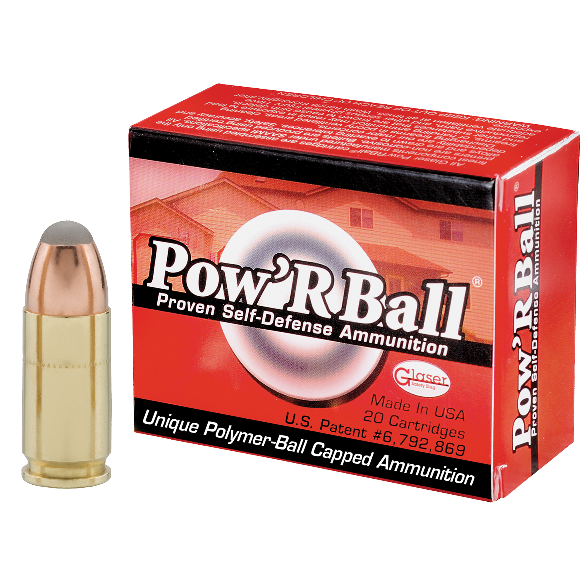 Corbon Pow’rBall 9mm +P 100gr – 20rd