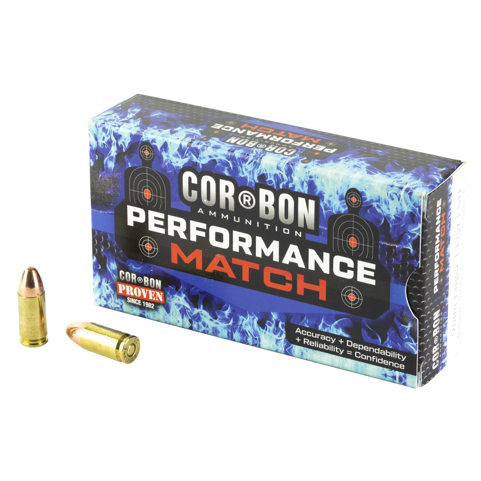 Corbon Performance Match 9mm 147gr Full Metal Jacket – 50rd