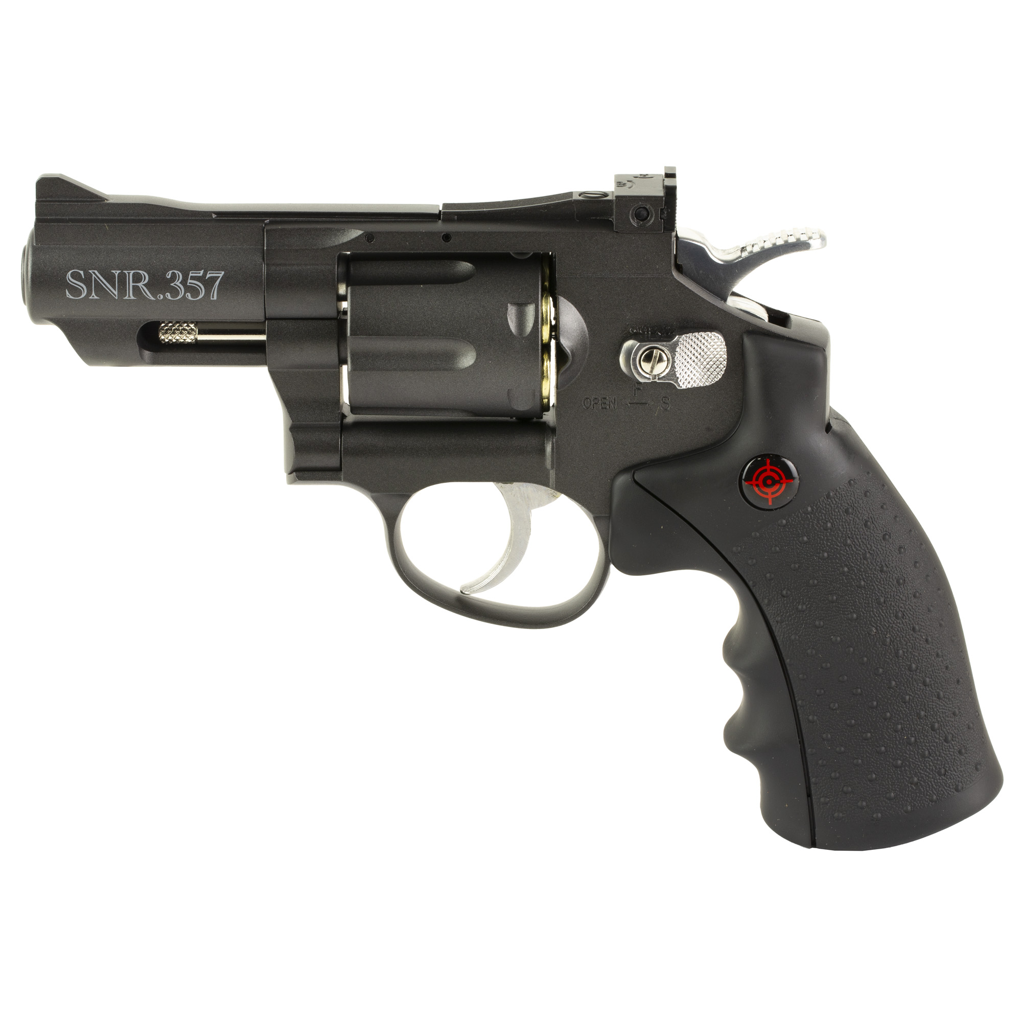 Crosman Revolver Thumbreak .177BB .177 Pellet CO2 Pistol 400FPS – Black