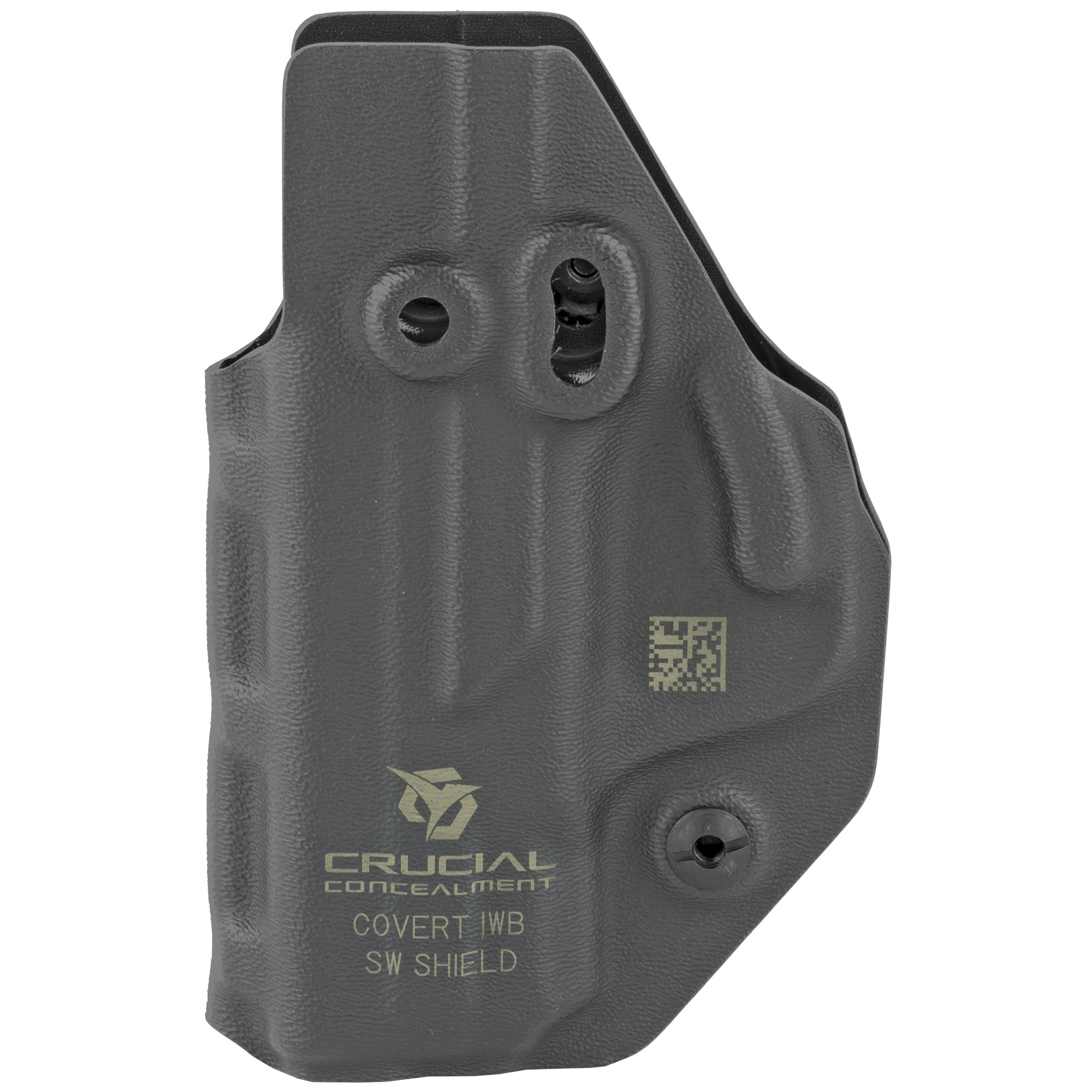 Crucial Concealment S&W M&P Shield Covert Inside the Waistband Holster Ambidextrous Kydex Inside Waistband Holster – Black