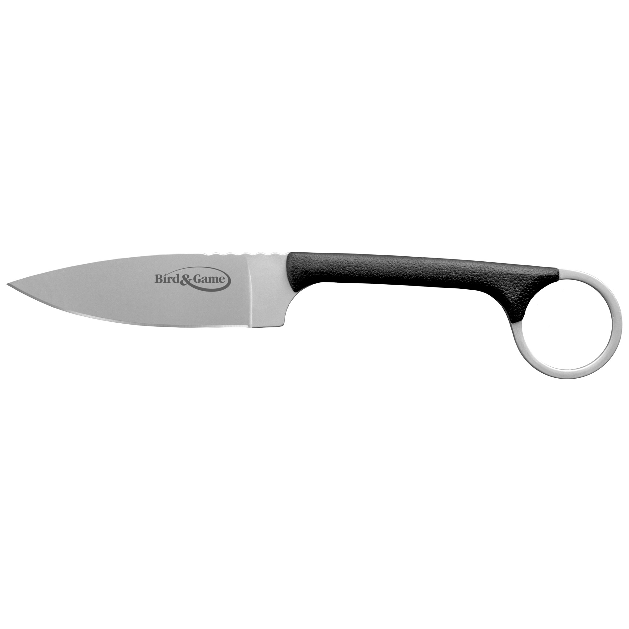 Cold Steel Bird & Game AUS 8 Fixed Blade Knife 3.5″ – Silver