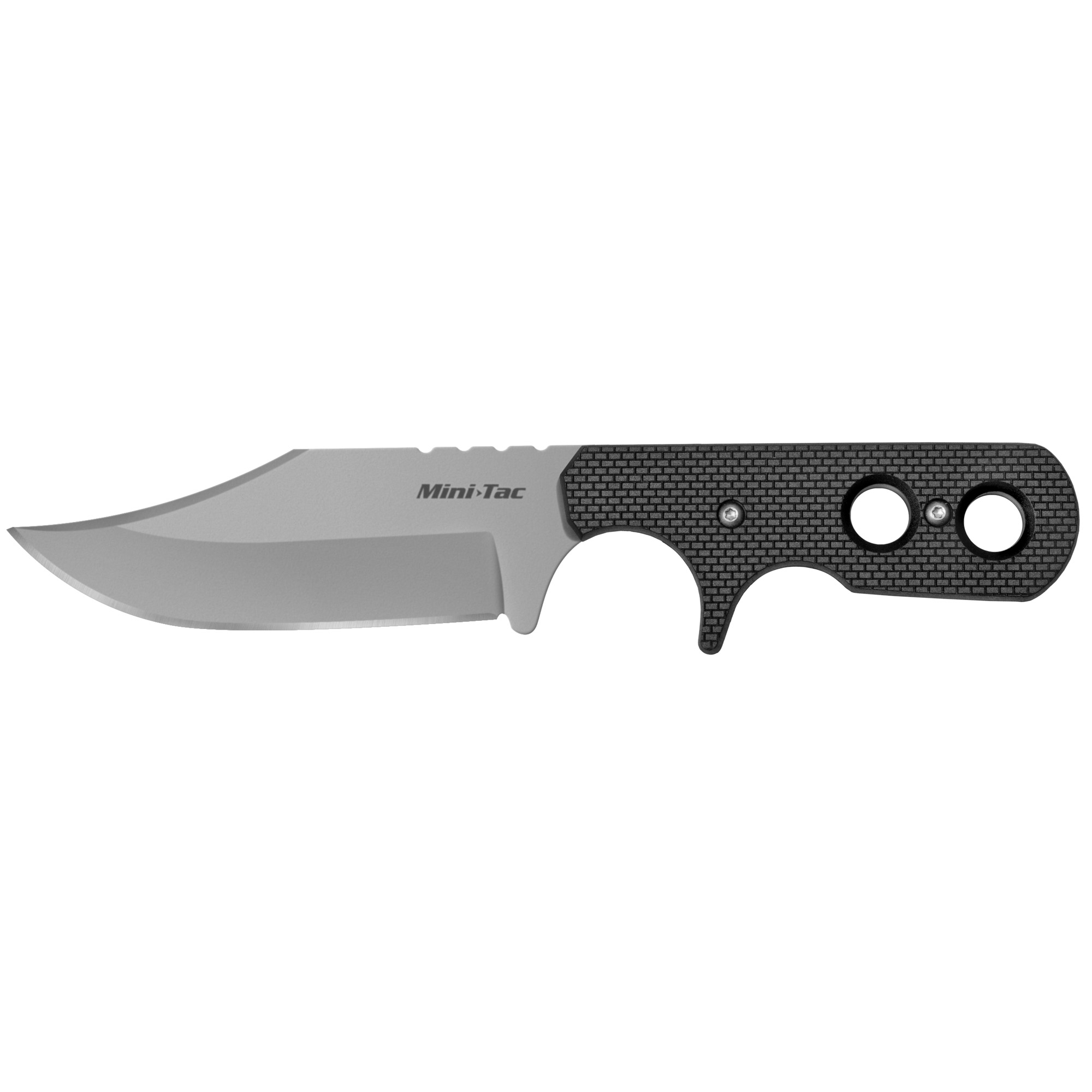 Cold Steel Mini Tac Bowie 8Cr13MoV Fixed Blade Knife 3.625″ – Silver