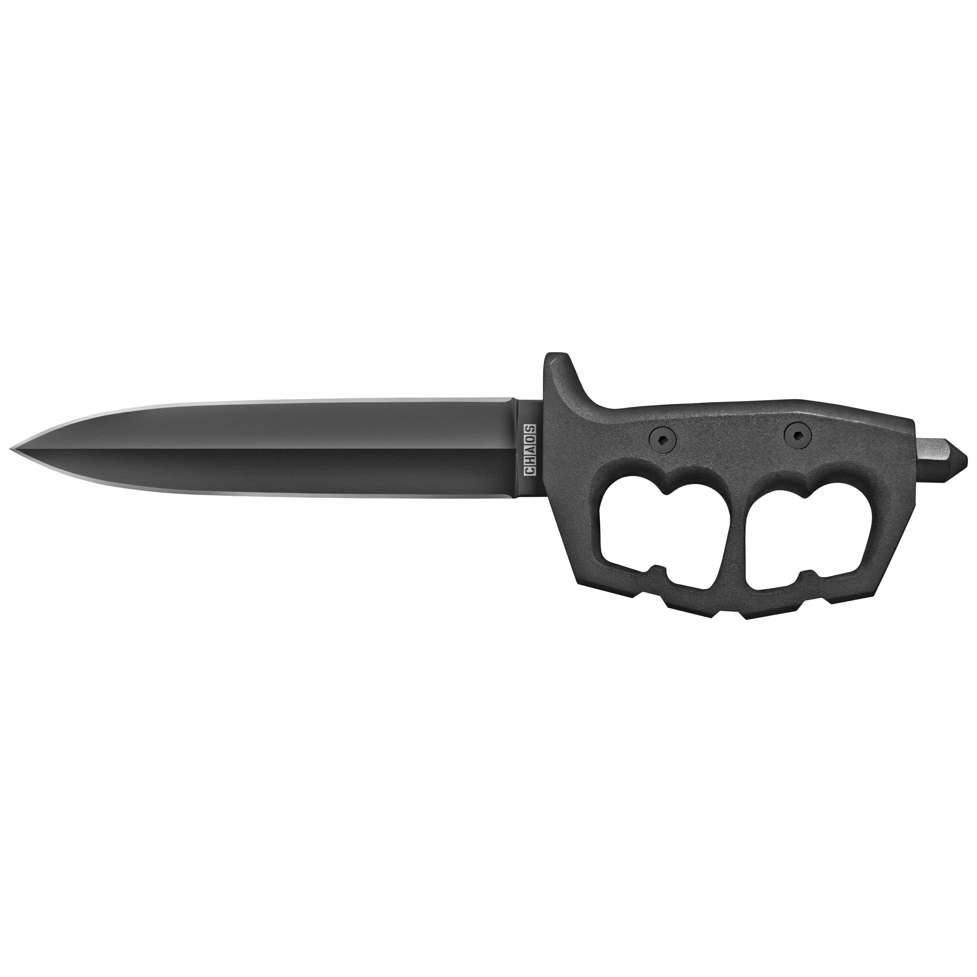 Cold Steel Chaos Double Edge Fixed Blade Knife 7.5″ – Black