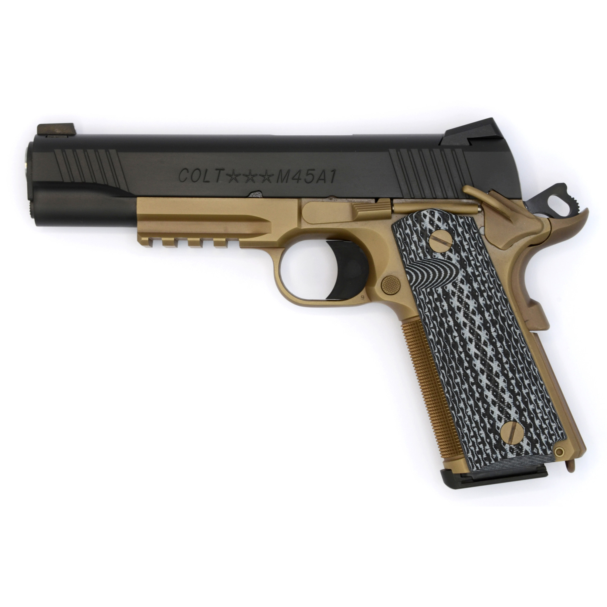 Colt Government CQB 1911 5″ 45 ACP 8rd Novak – Black, Flat Dark Earth