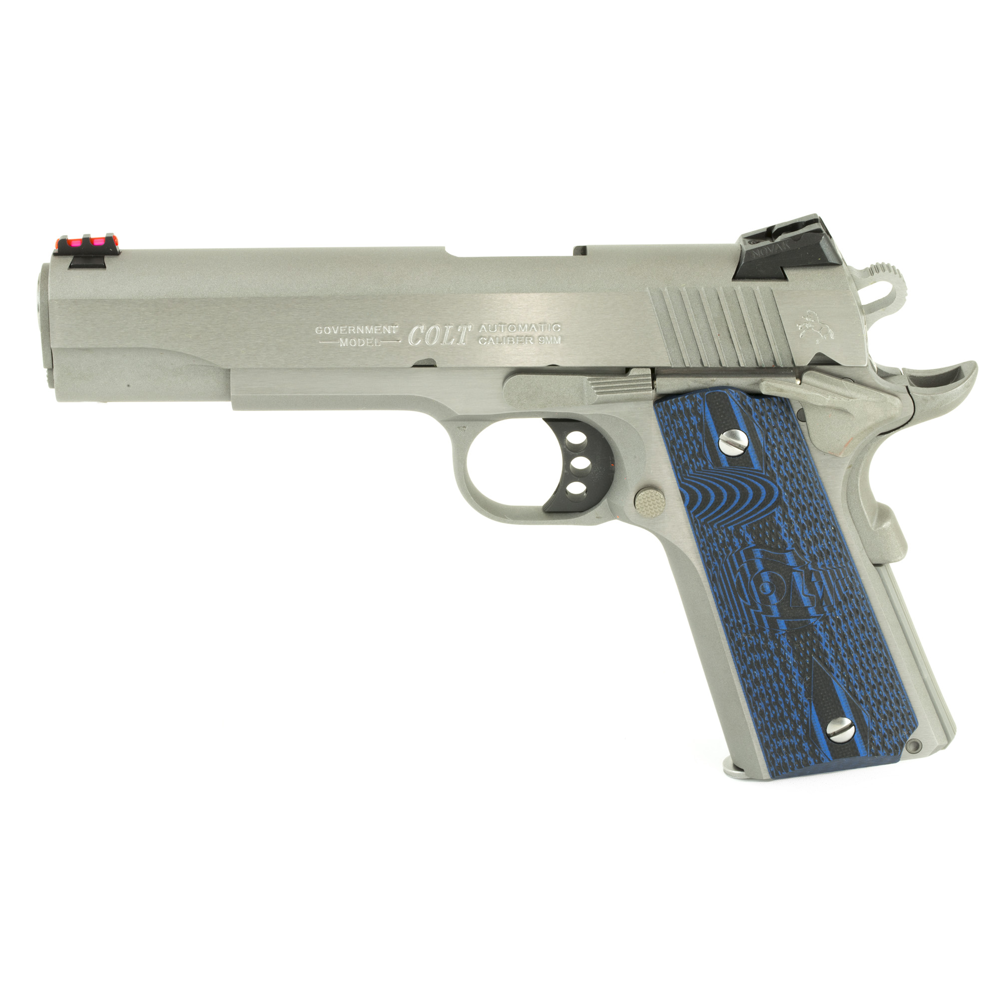 Colt Competition SS 5″ 9mm 9rd Novak – Silver