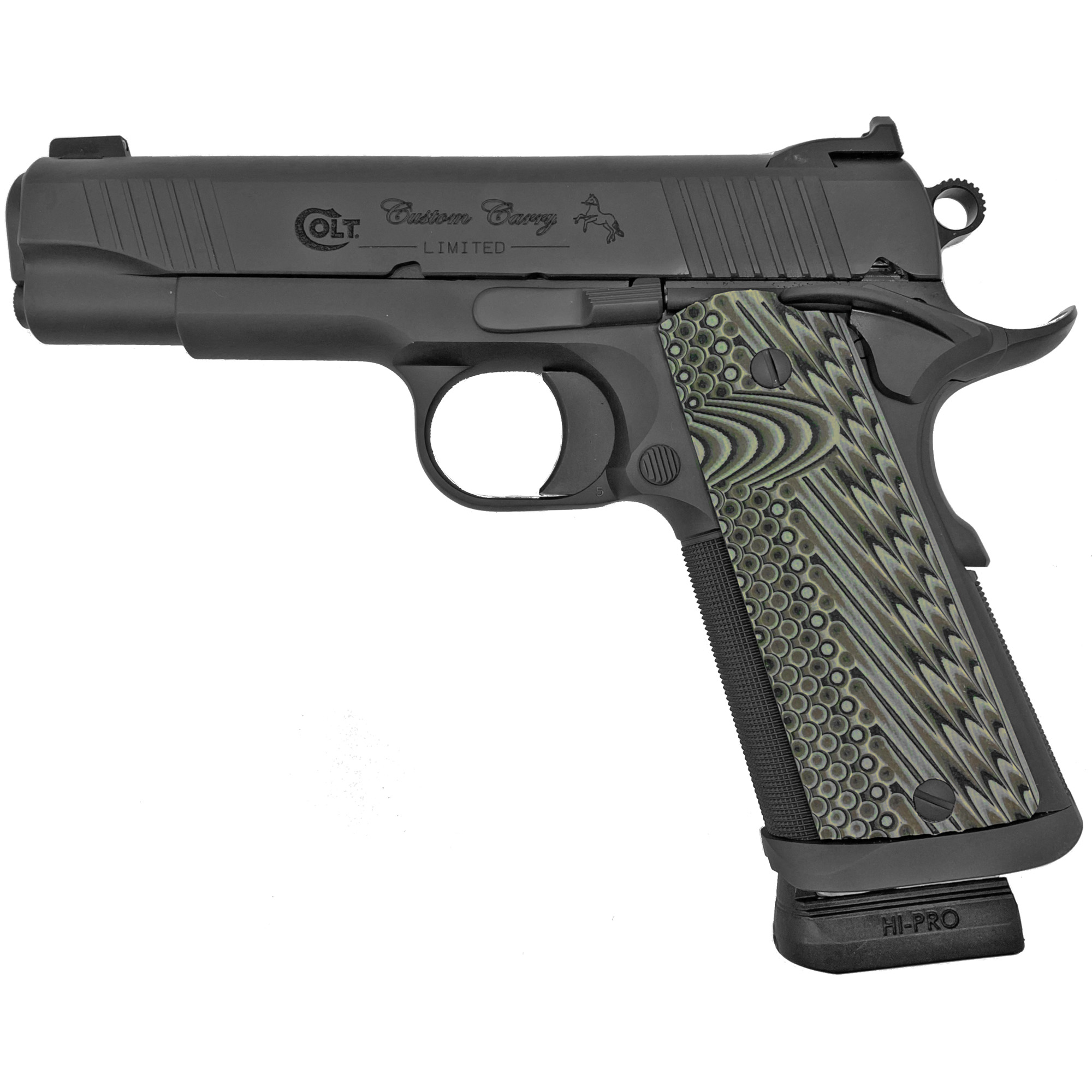 Colt Custom Carry Limited 1911 4.25″ 9mm 10rd Fixed Night Sights – Black