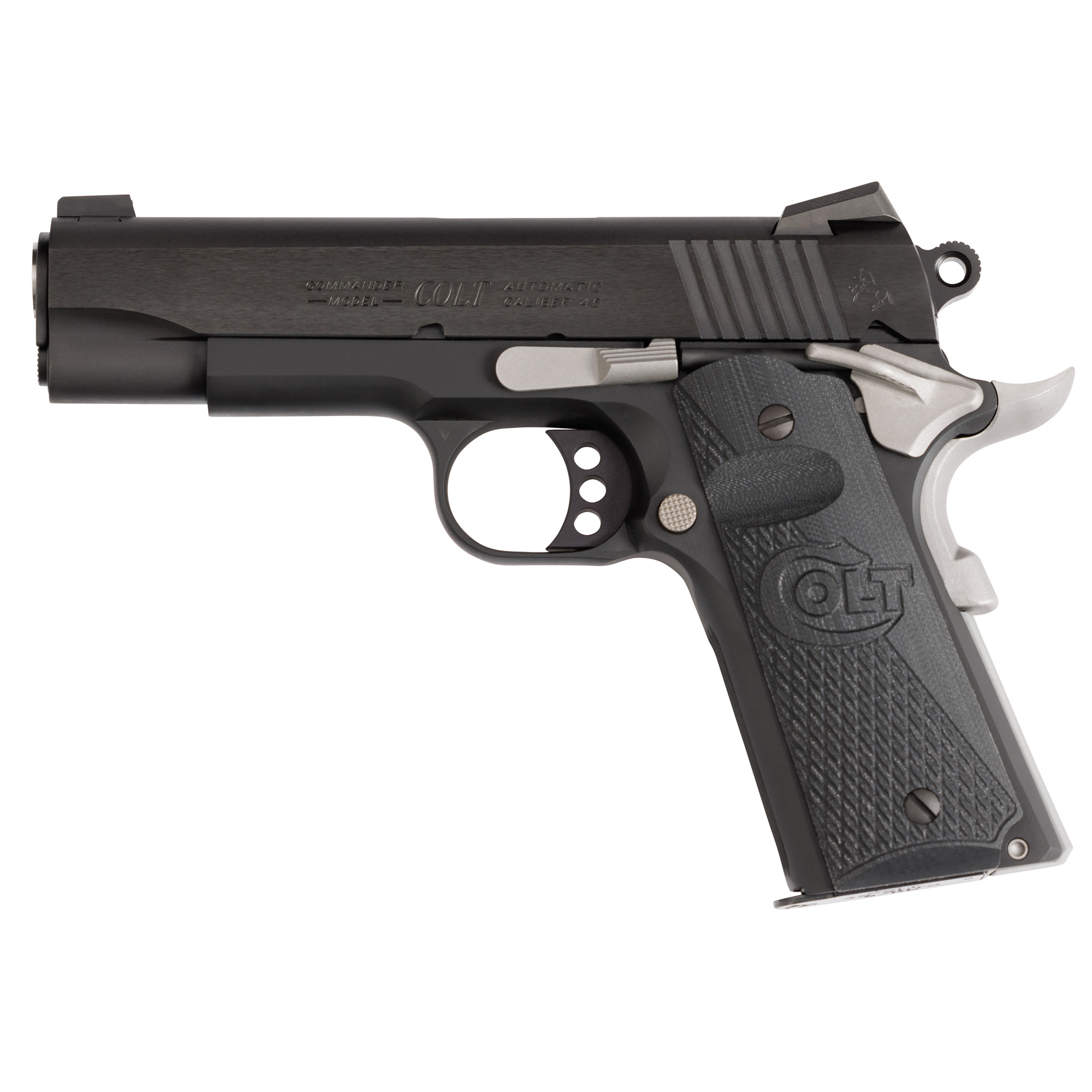 Colt Night Commander 1911 4.25″ 45 ACP 8rd Novak – Black