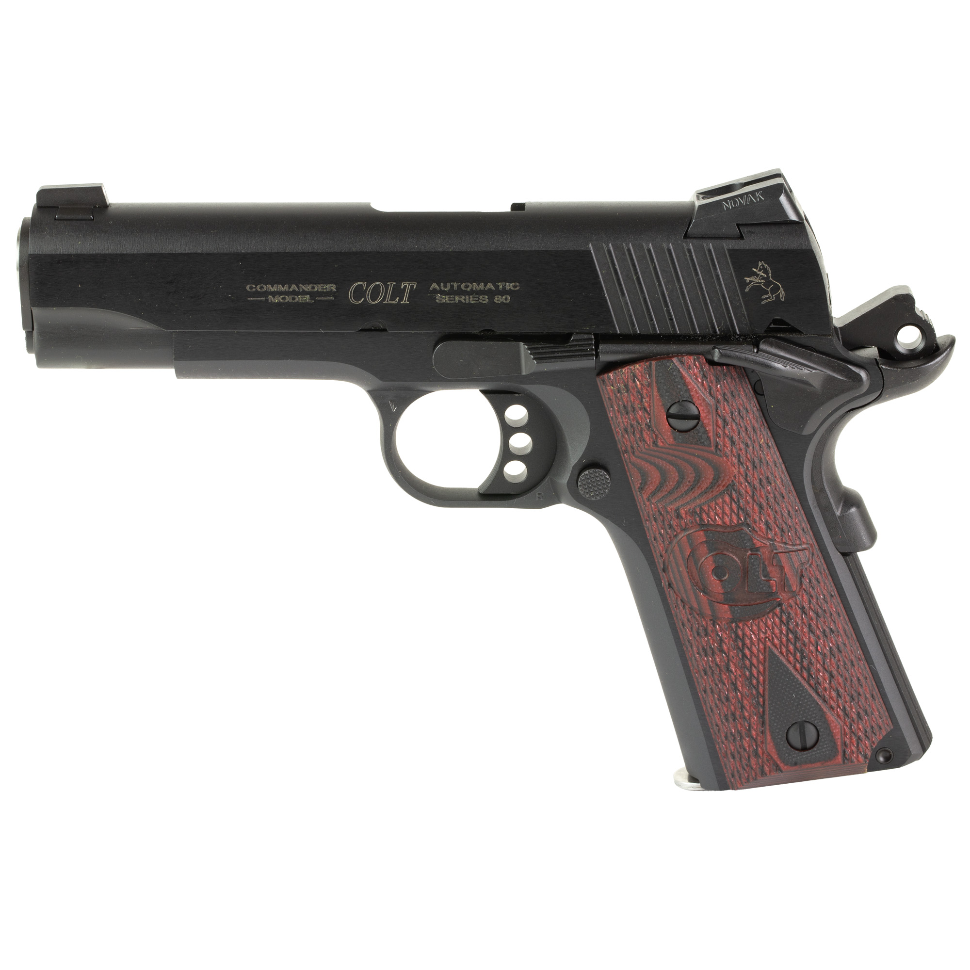 Colt Combat Commander 1911 4.25″ 38 Super 9rd Novak – Blue