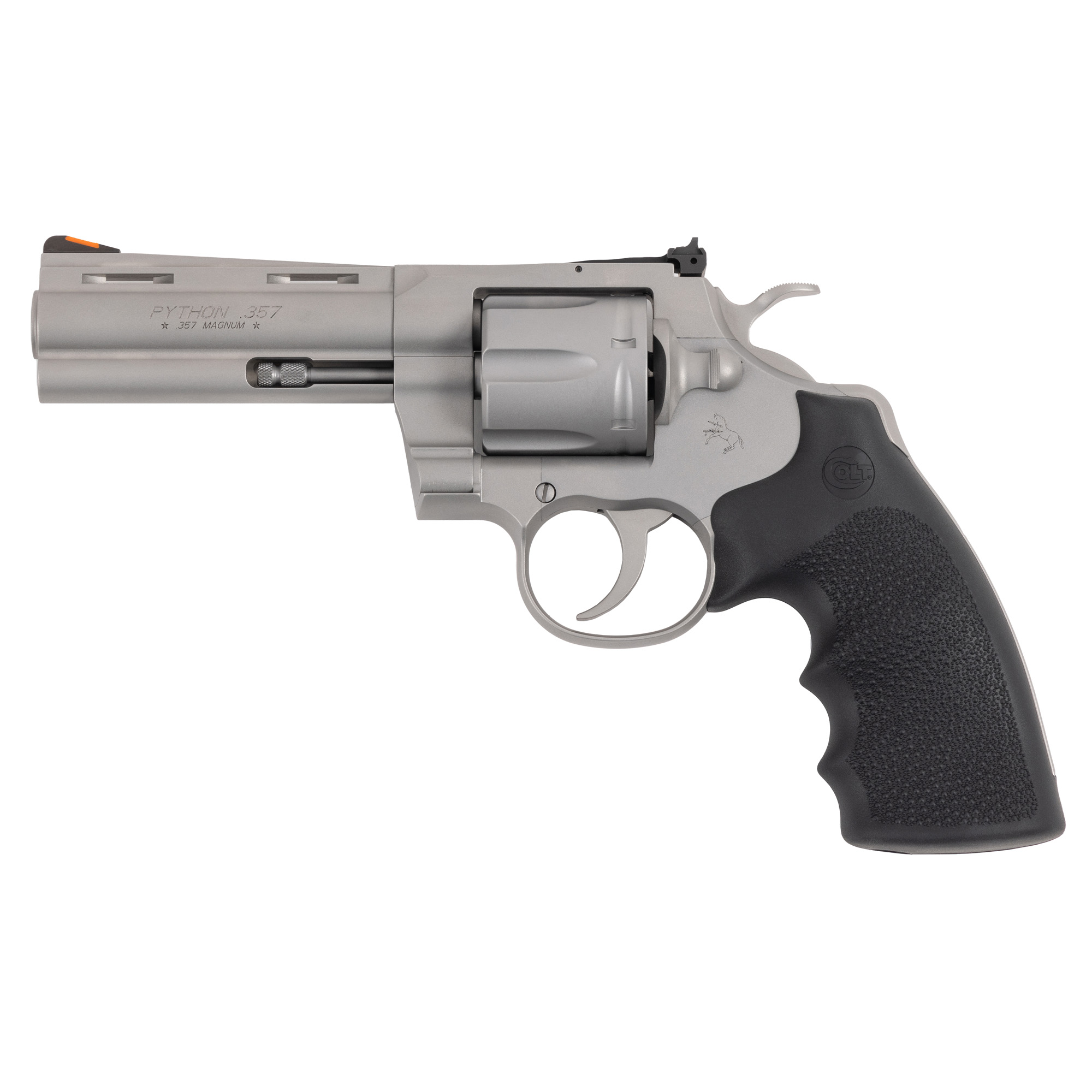 Colt Python Double Action 3″ 357 Magnum 38 Special 6rd Blade Front/Adjustable Rear – Silver