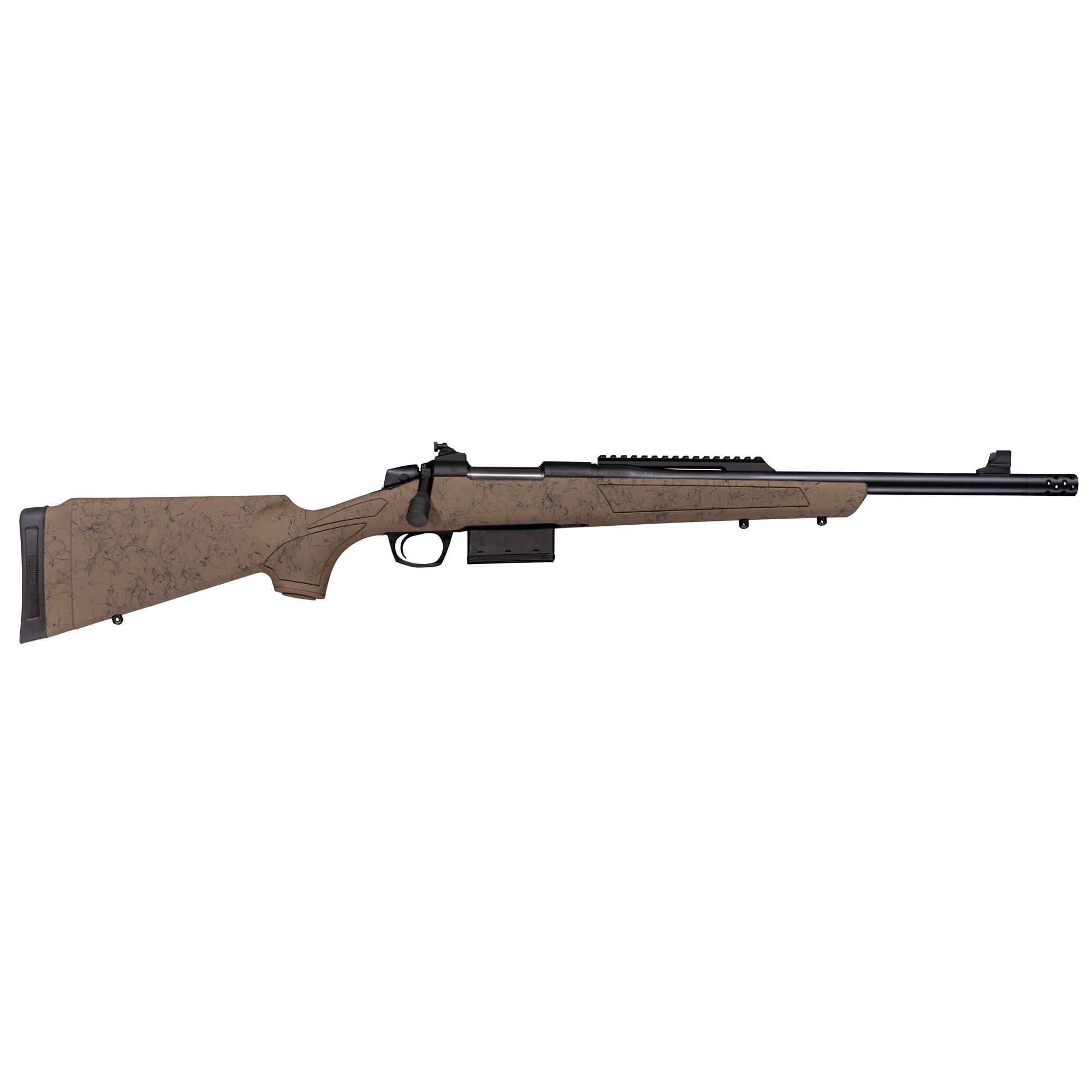 CVA Cascade SR-80 Rifle 18″ 308 Winchester 4rd – Black, Flat Dark Earth