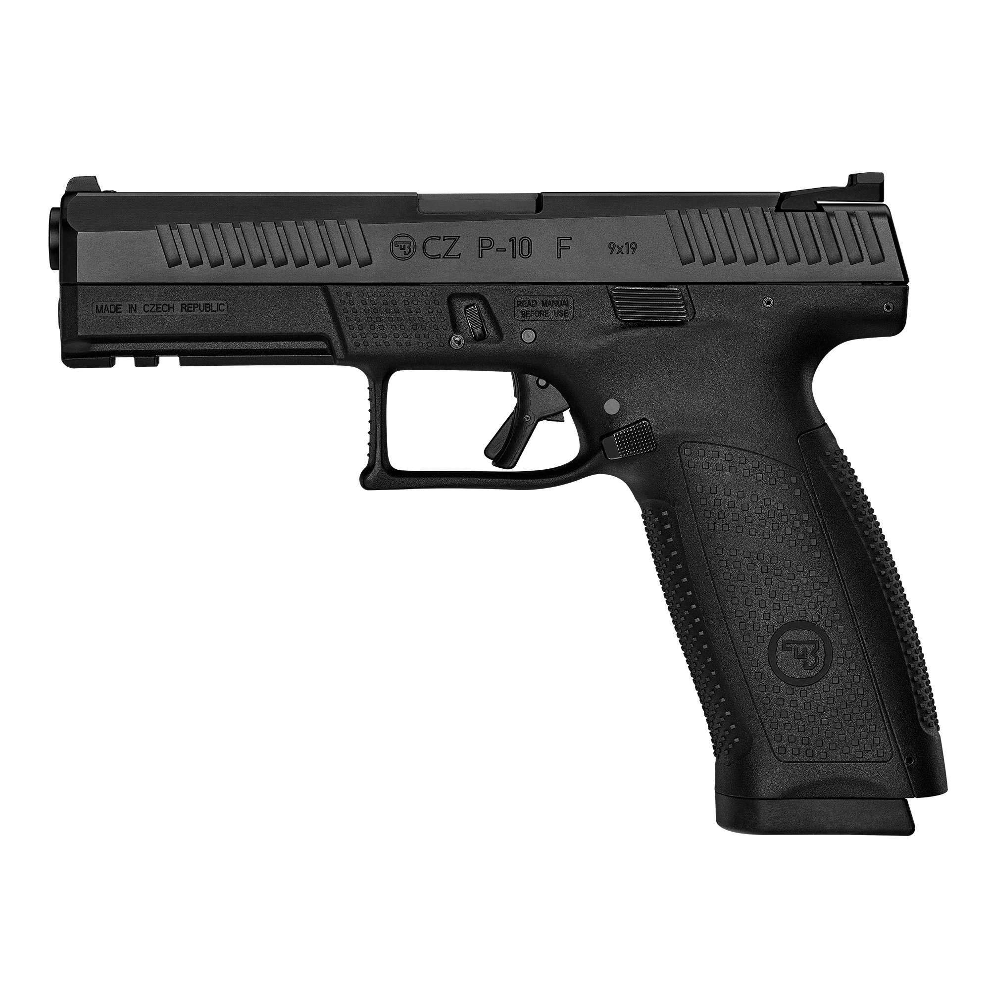 CZ P-10F Striker Fired 4.5″ 9mm 10rd Fixed Sights – Black