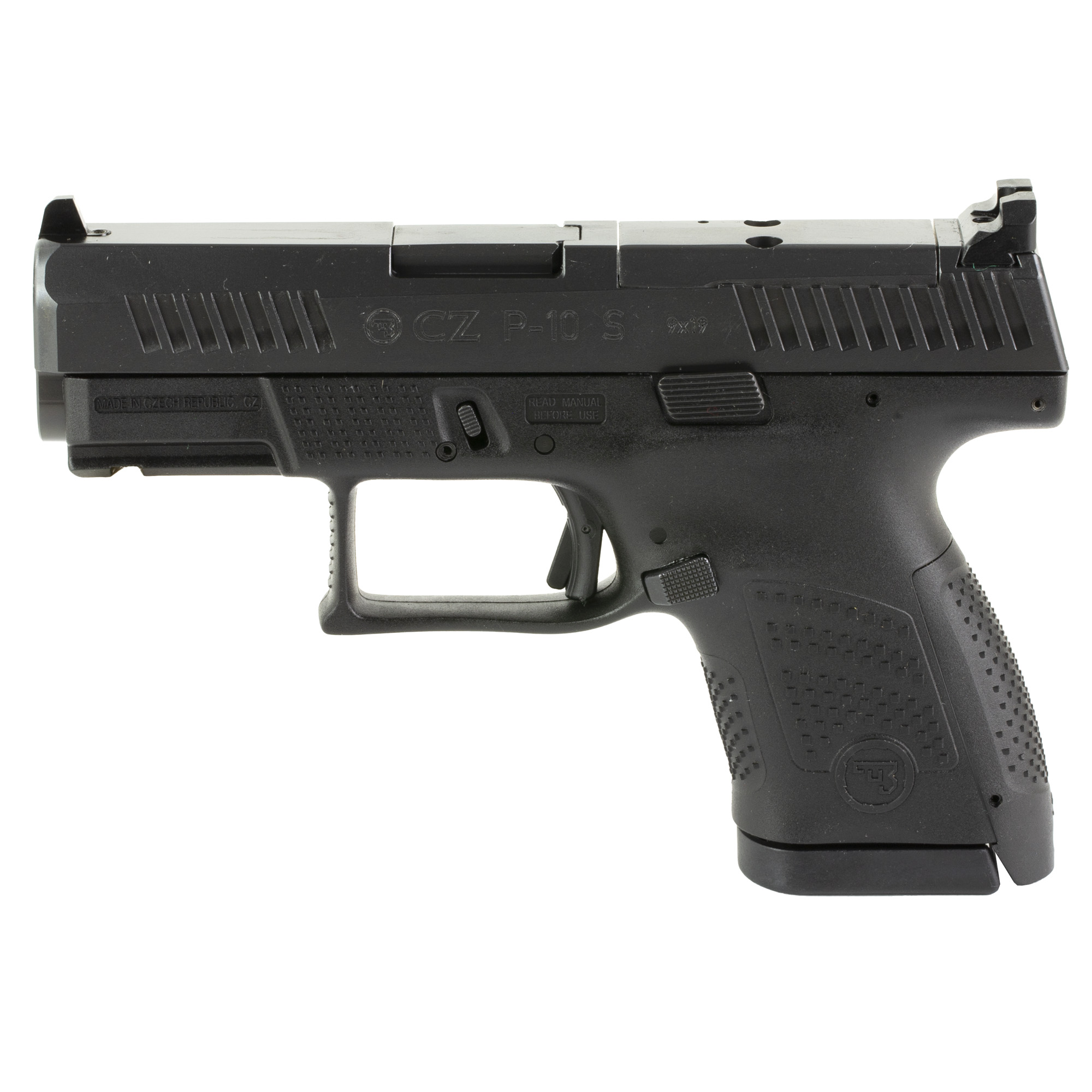 CZ P-10S Striker Fired 3.5″ 9mm 10rd Fixed Sights – Black