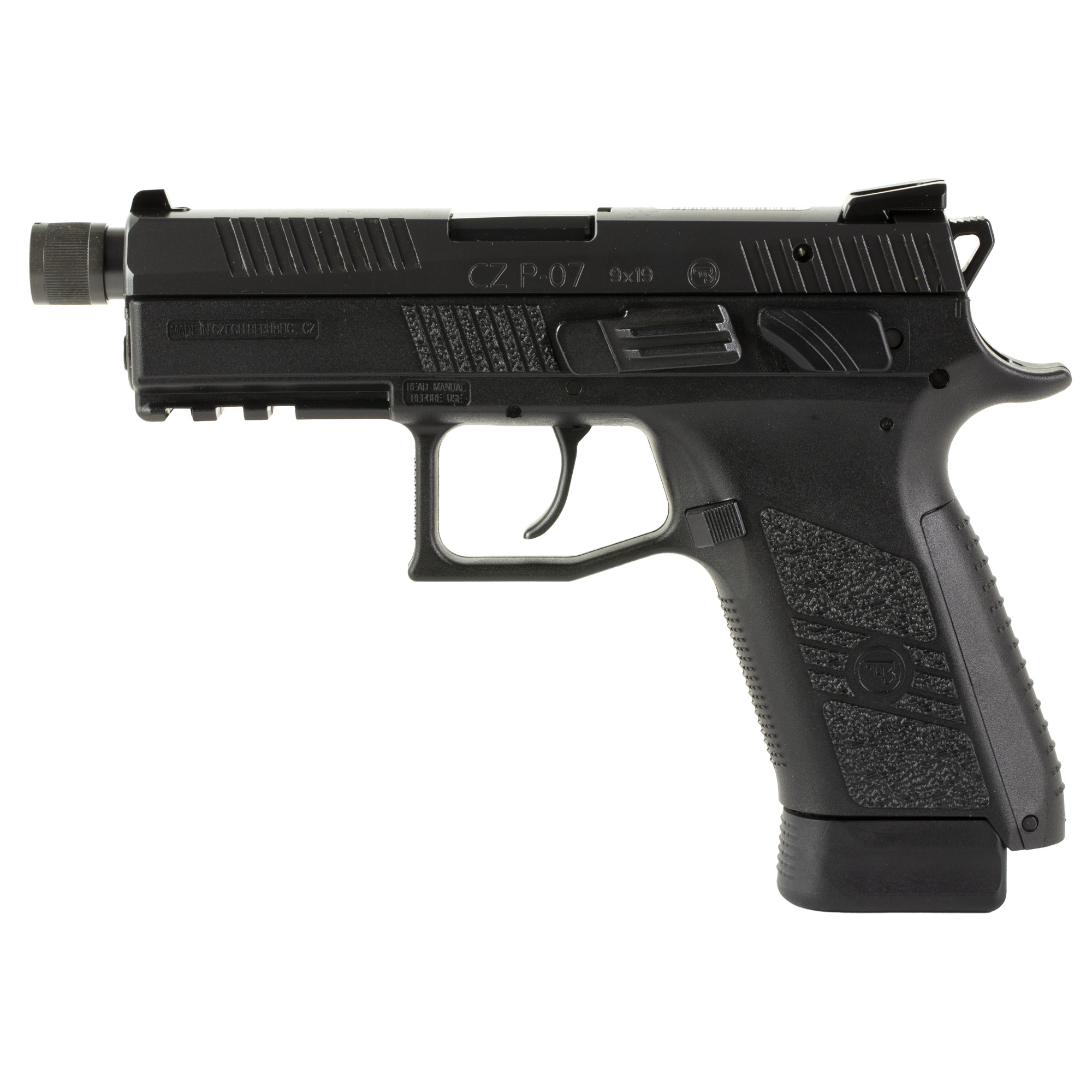 CZ P-07 DA/SA 4.36″ 9mm 17rd Fixed Sights – Black