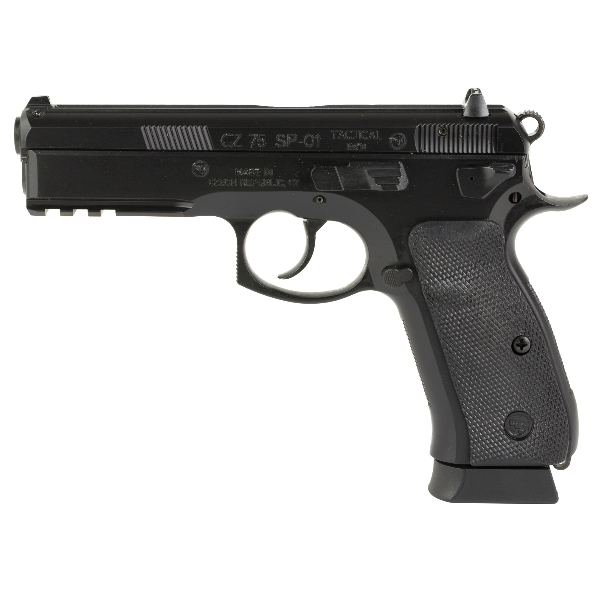 CZ SP-01 Tactical DA/SA 4.6″ 9mm 19rd 3 Dot – Black