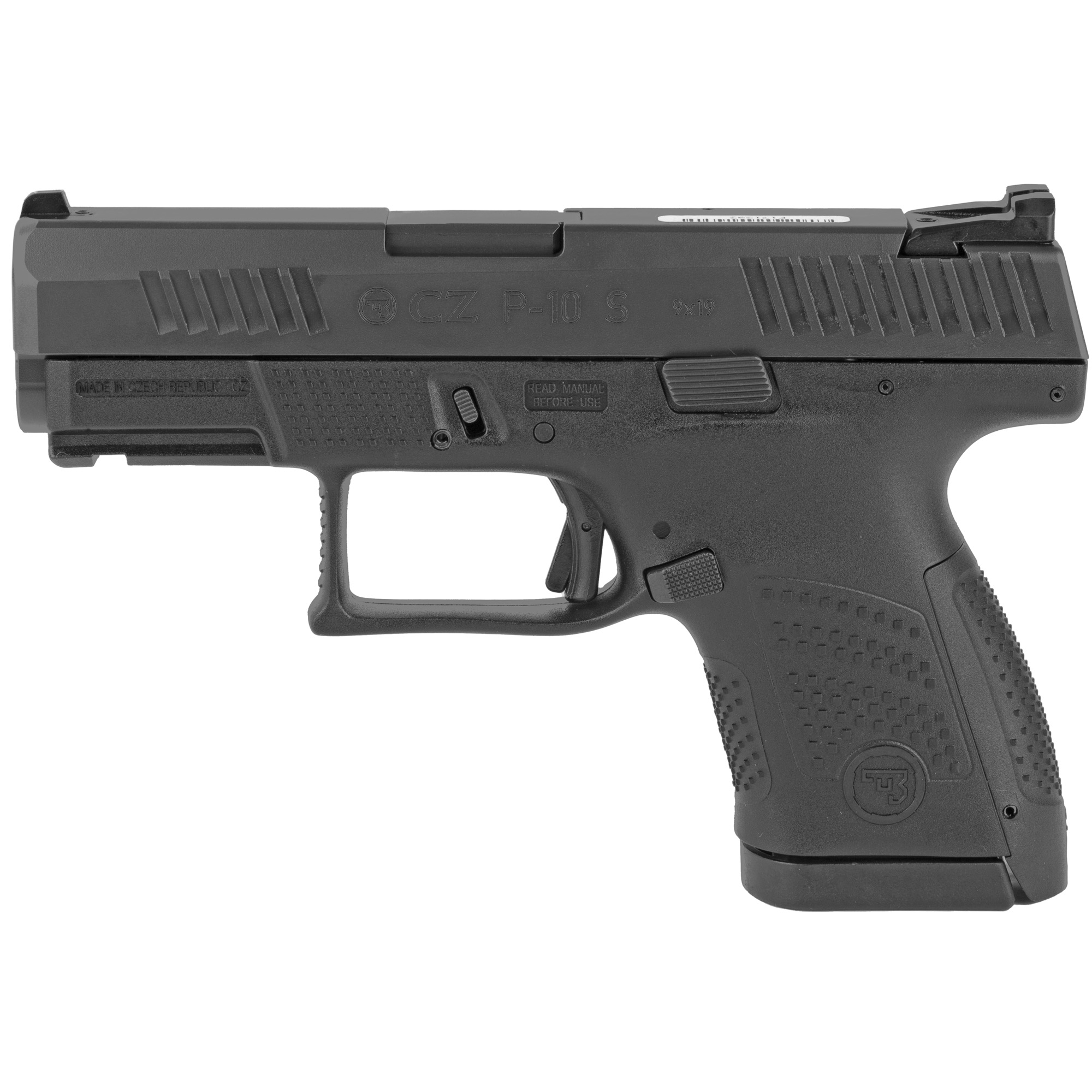 CZ P-10S Striker Fired 3.5″ 9mm 12rd Fixed Sights – Black