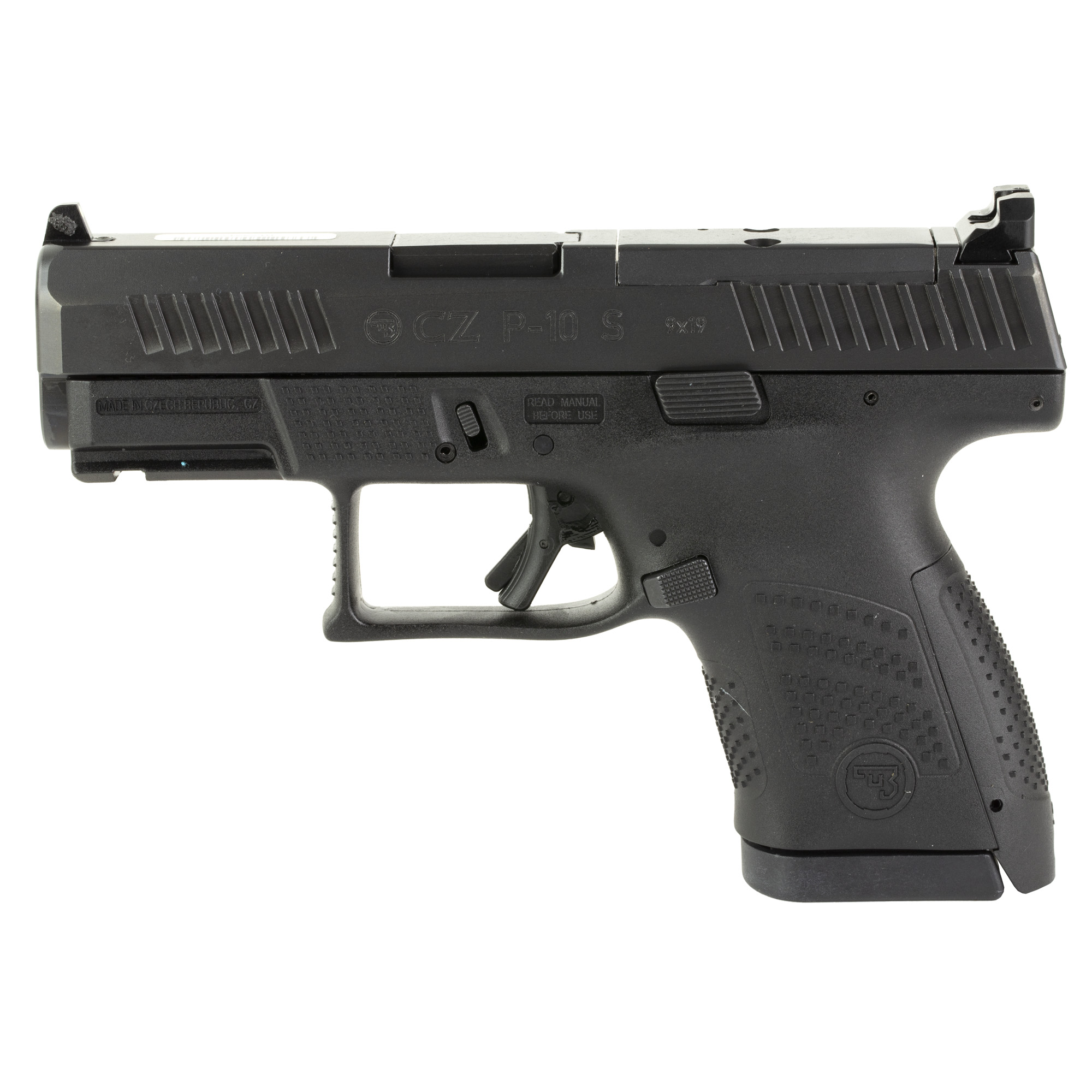 CZ P-10S Striker Fired 3.5″ 9mm 12rd Fixed Sights – Black