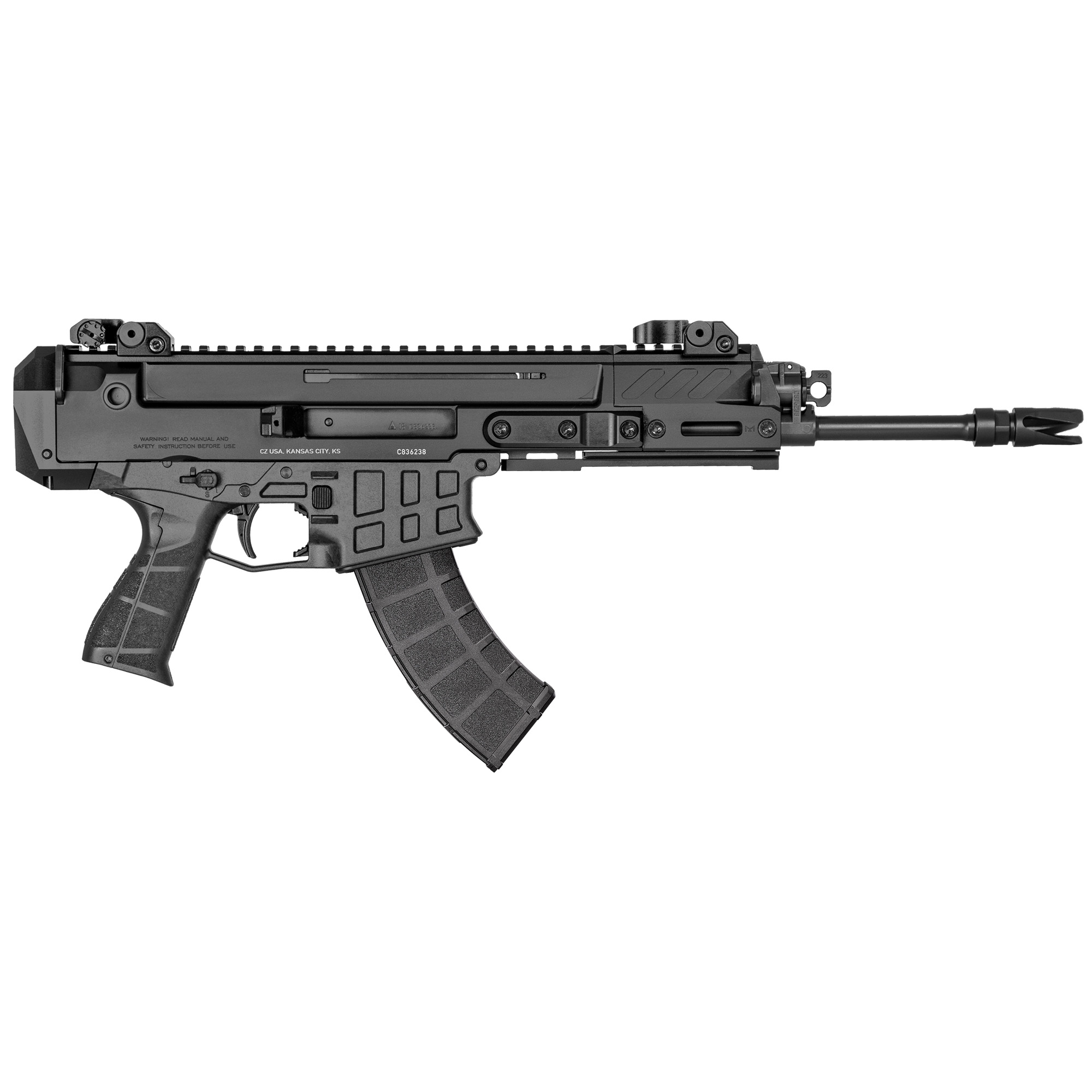 CZ BREN 2 11″ 7.62×39 30rd – Black