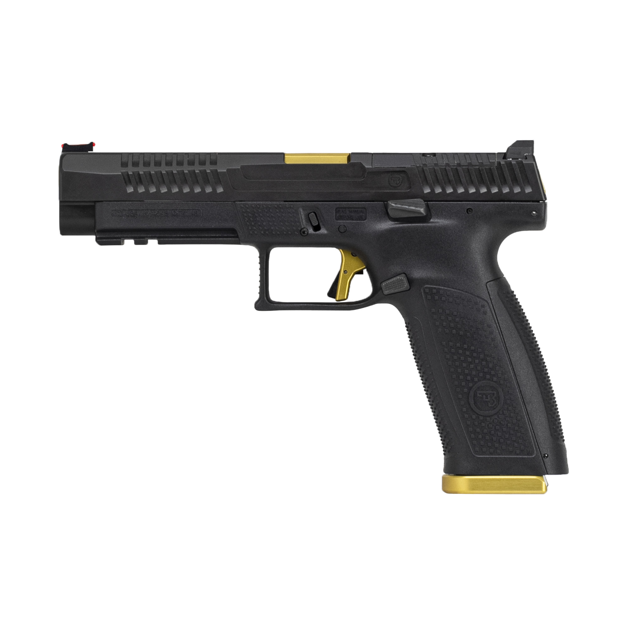 CZ P-10F Competition-Ready Striker Fired 5″ 9mm 19rd Fiber Optic Front Sight – Black