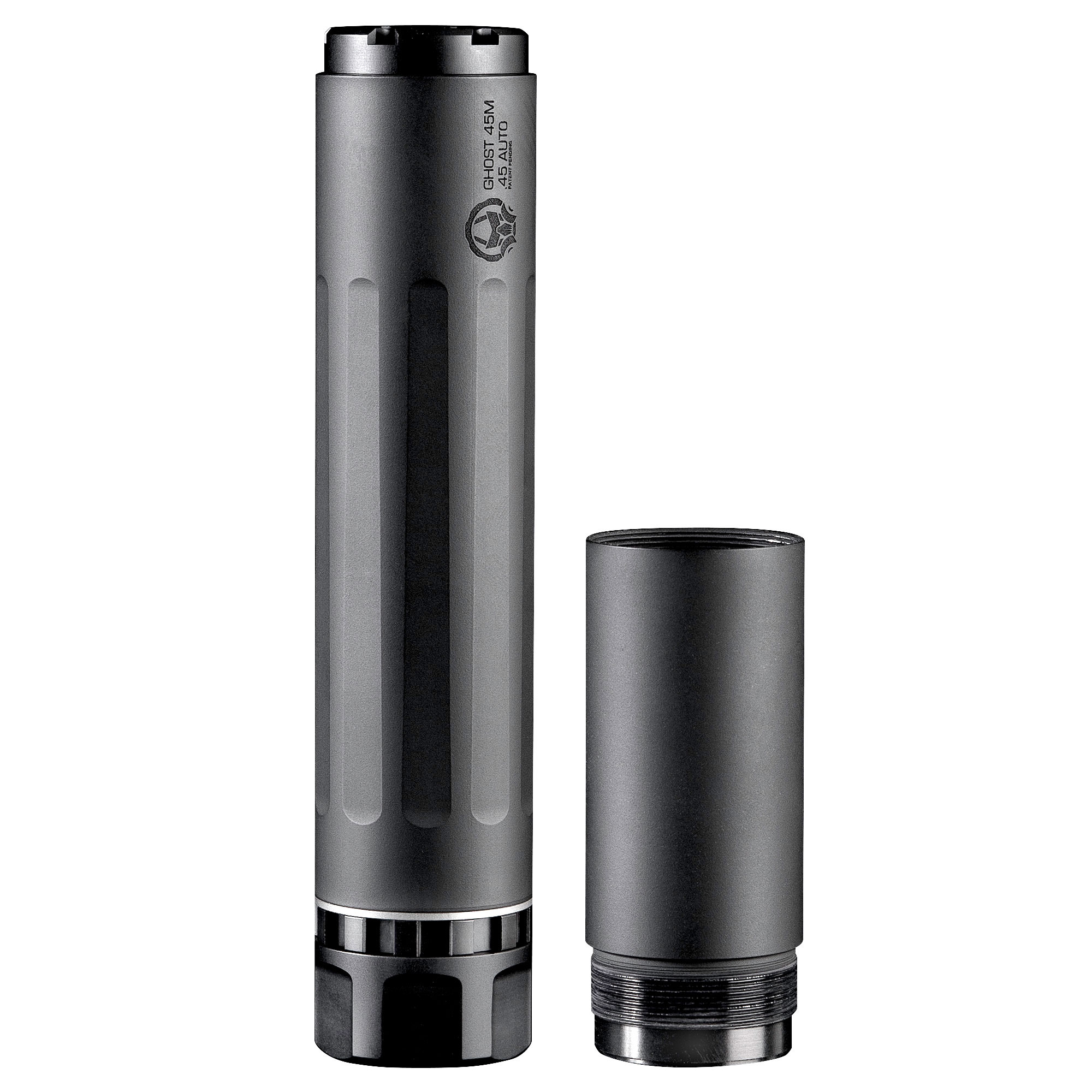 Dead Air Armament Ghost 45M Suppressor 17-4PH Stainless Steel – Black