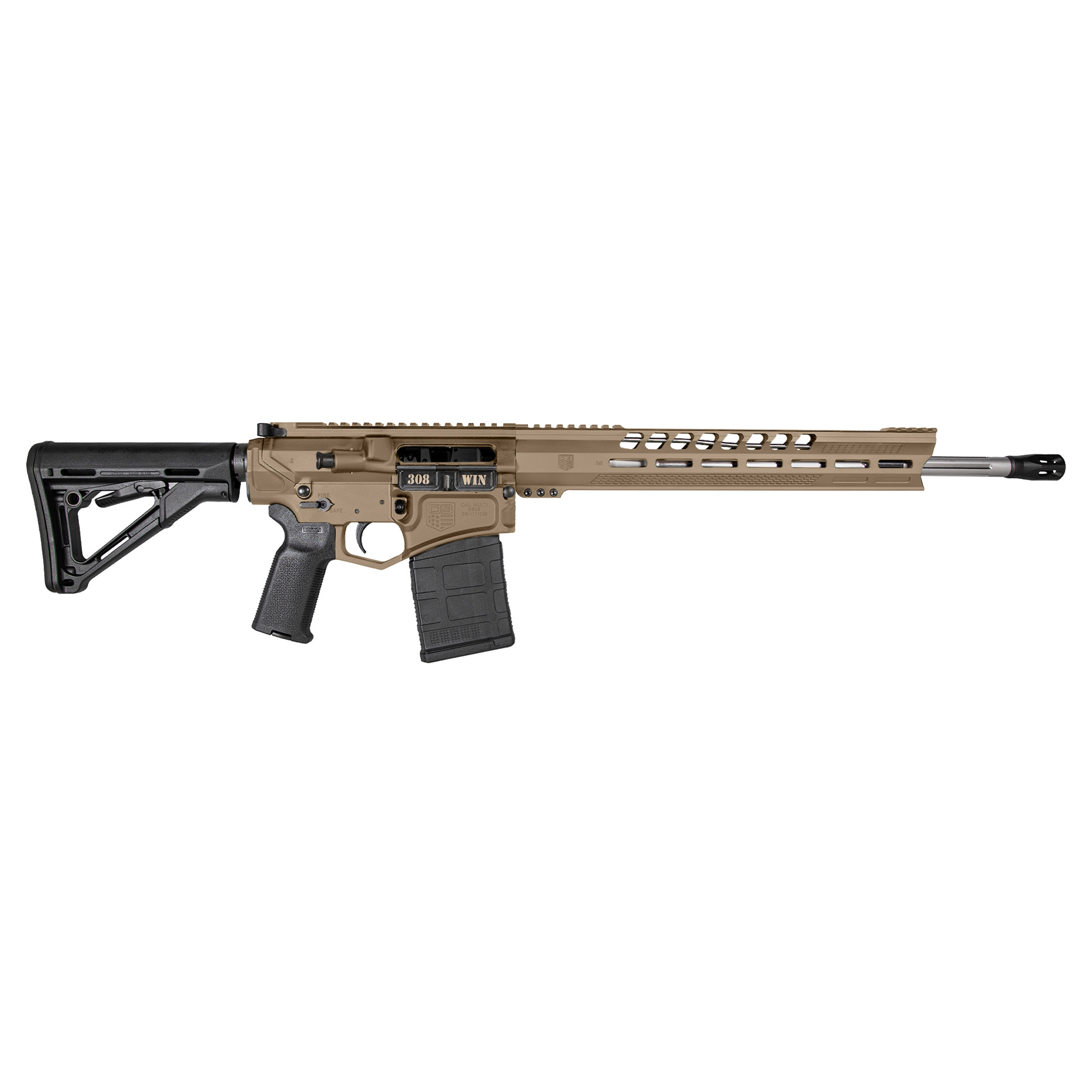 Diamondback DB10 BLACK GOLD 18″ 308 Winchester 20rd – Flat Dark Earth