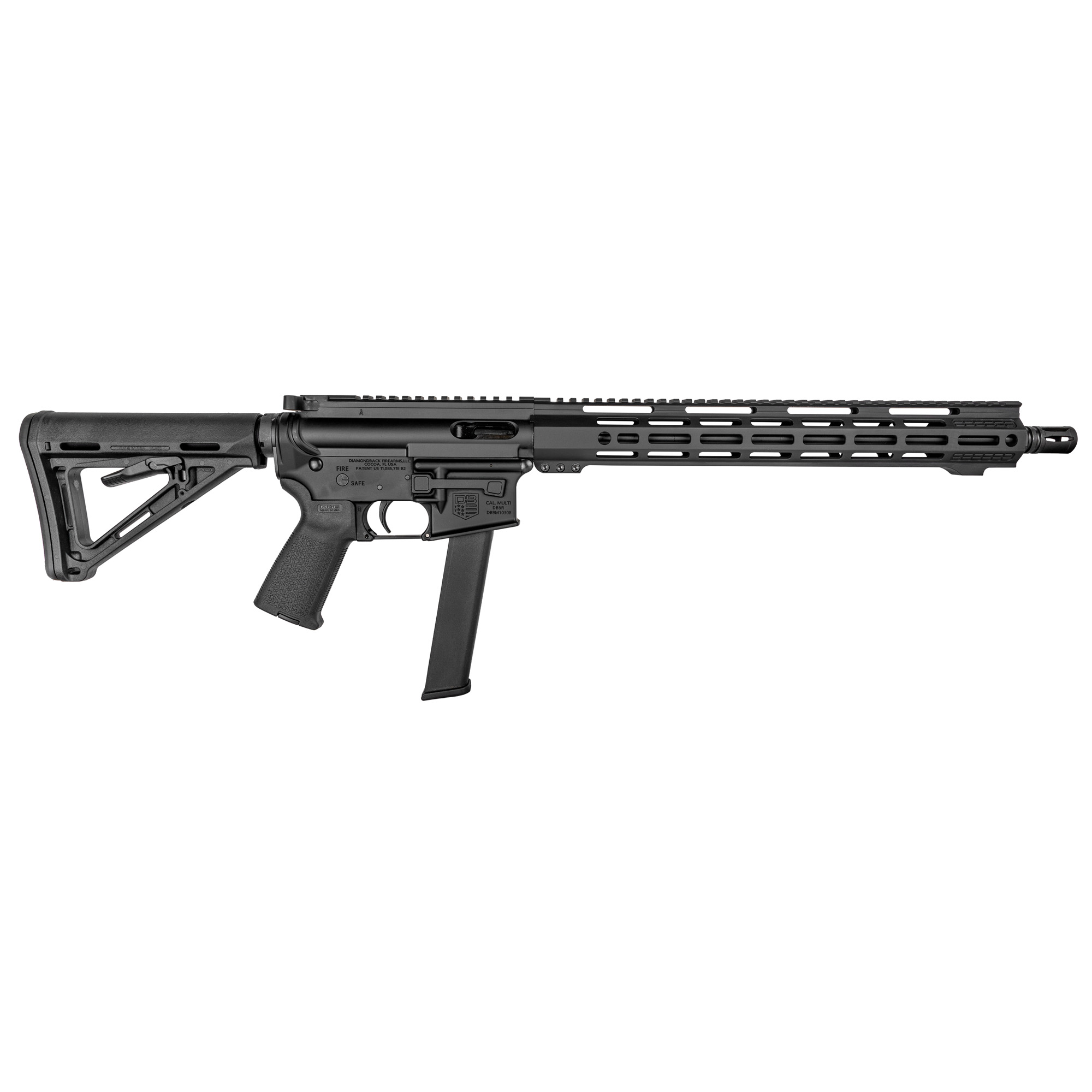 Diamondback DB9R 16″ 9mm 32rd – Black