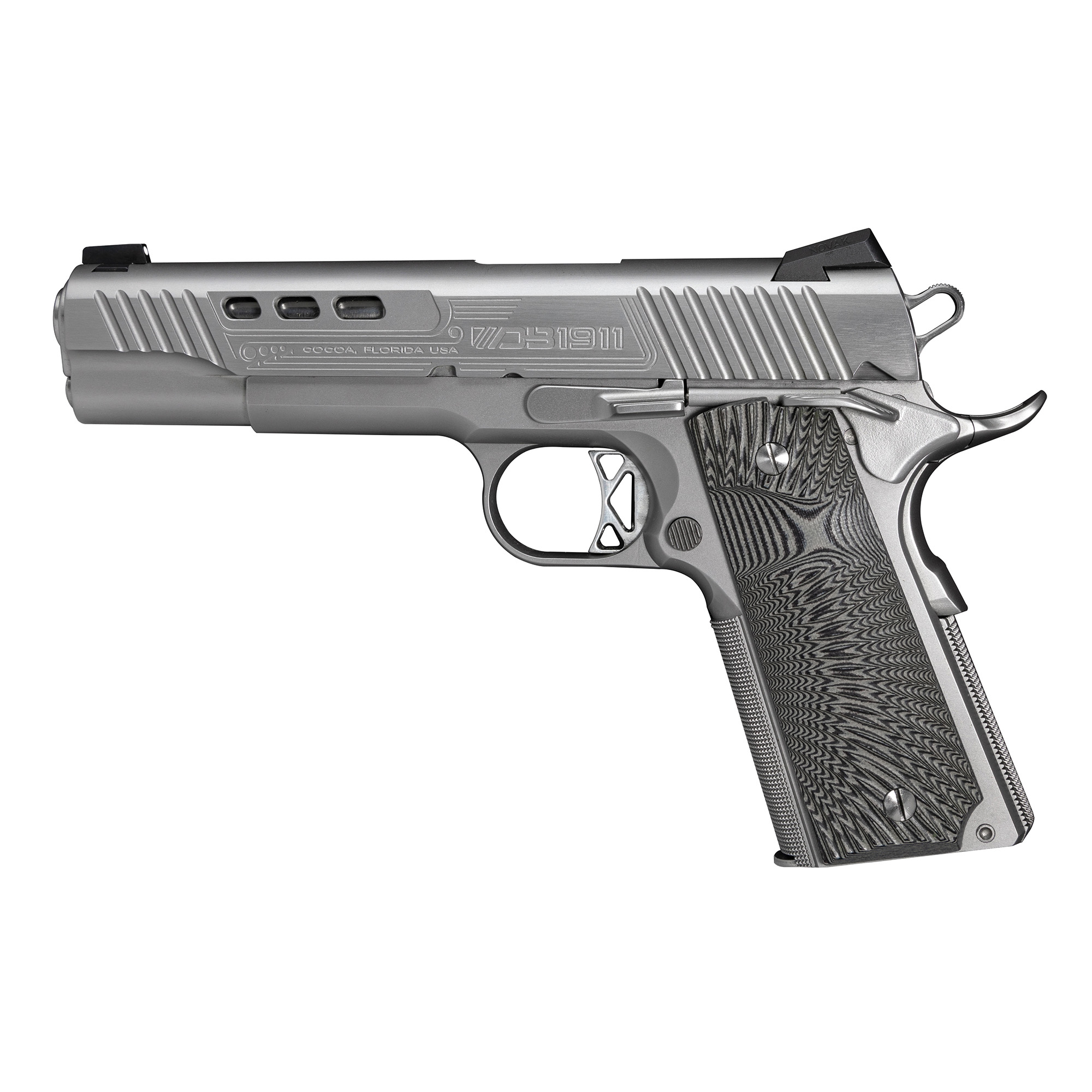 Diamondback DB1911 5″ 45 ACP 8rd Adjustable Sights – Silver