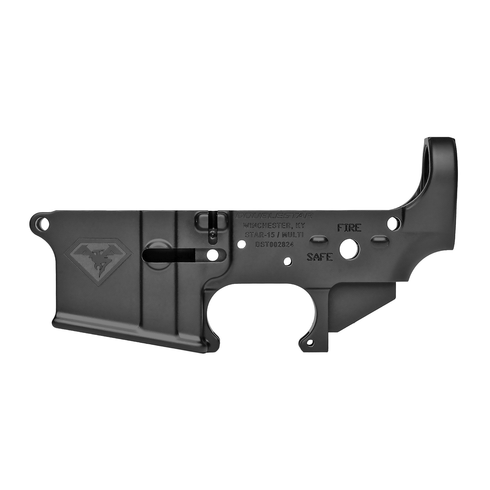 Doublestar Stripped Lower STAR-15 Stripped Lower Receiver Multi – Black