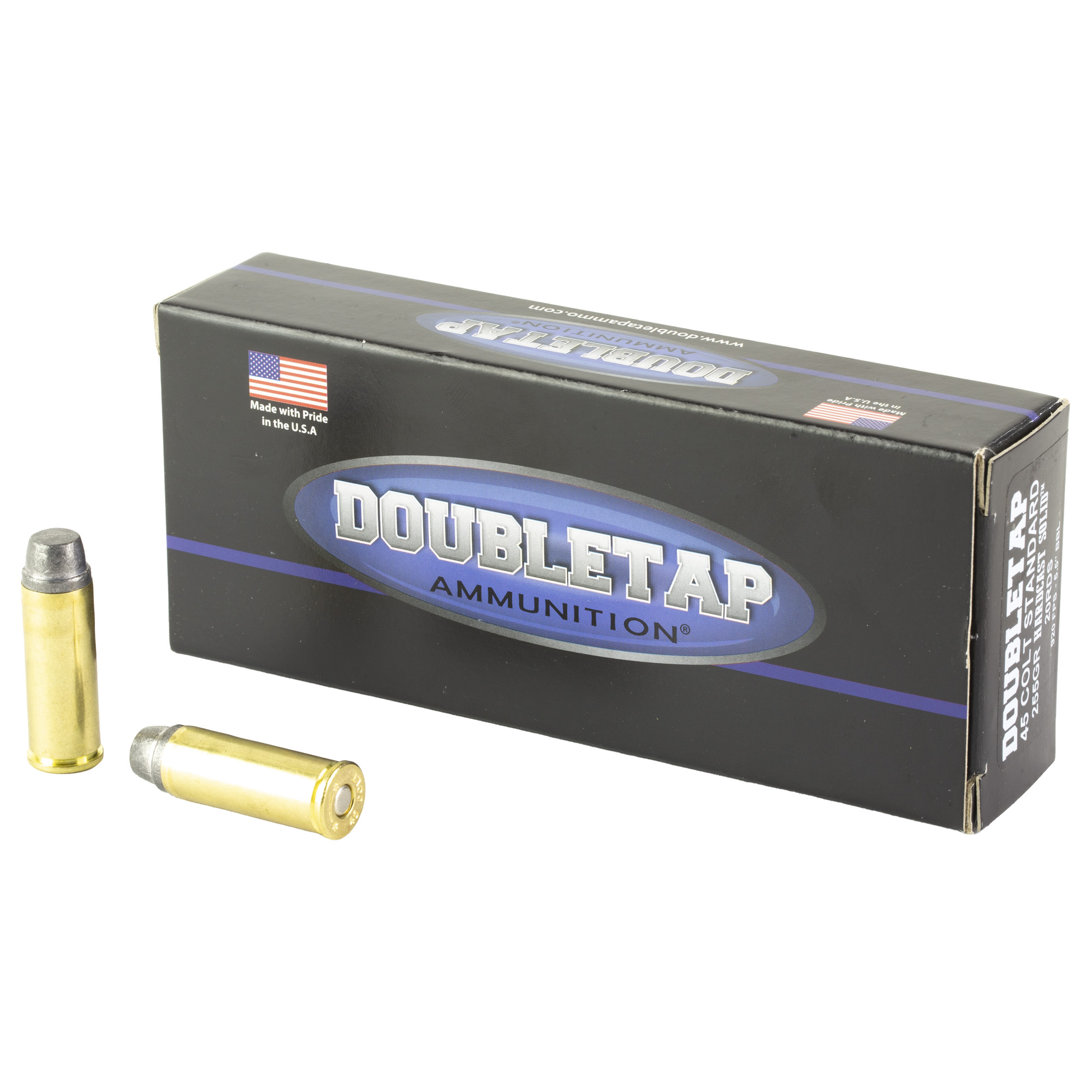 DoubleTap Hardcast Solid 45 Long Colt 255gr Hard Cast – 20rd